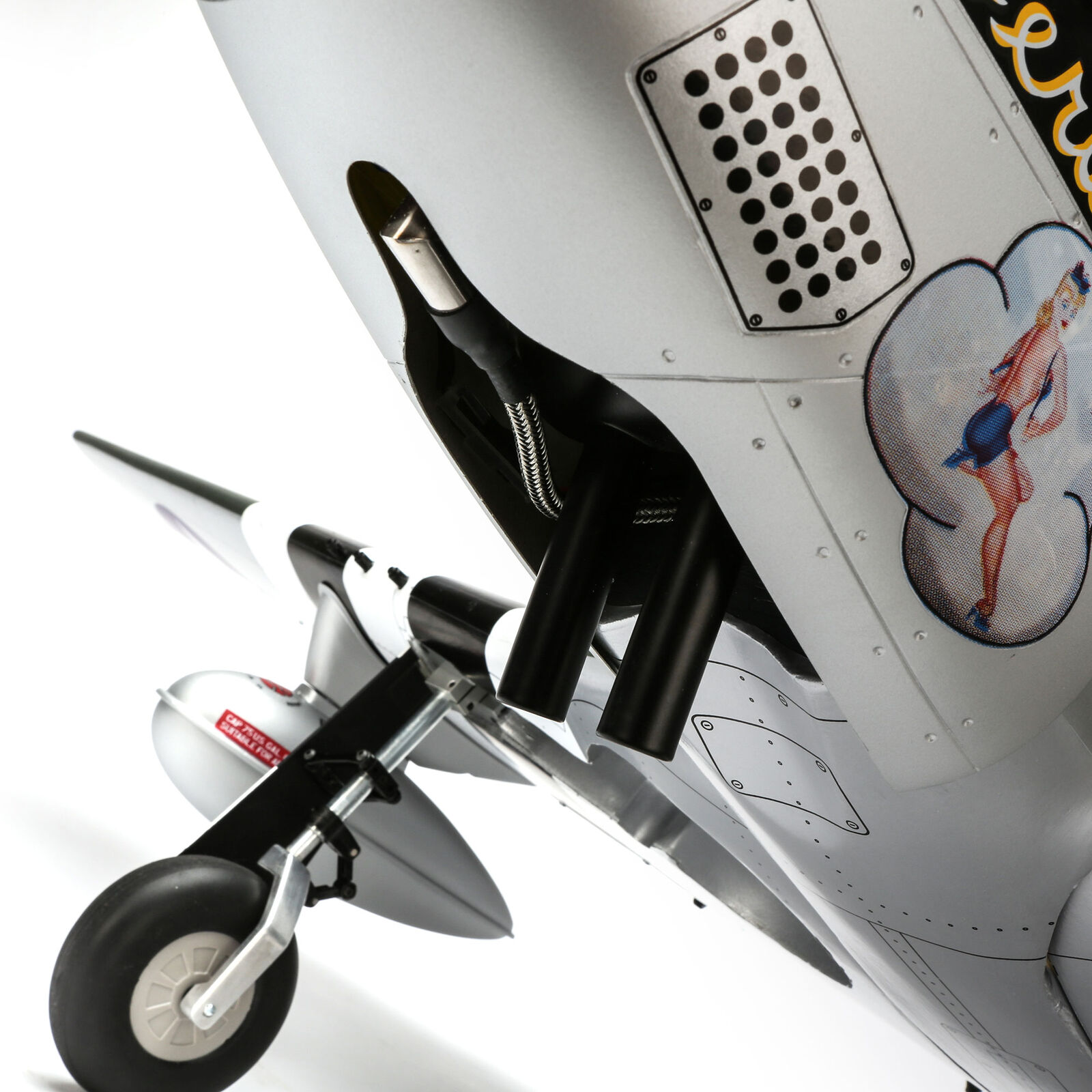 Hangar 9 P-51D Mustang 20cc ARF, 69.5" with E-flite Electric Retract Set-HAN2820BR