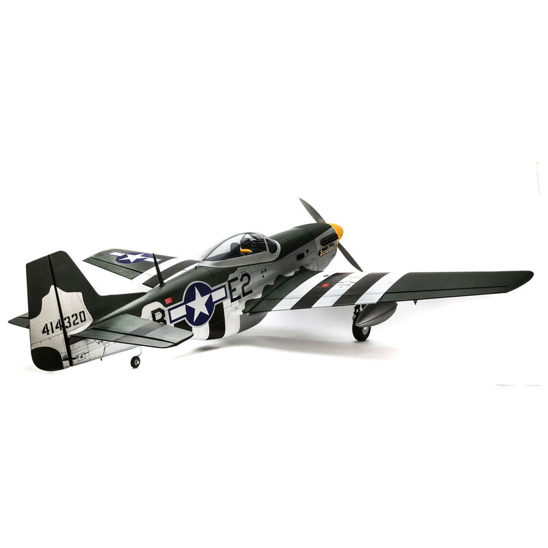 Hangar 9 P-51D Mustang 20cc ARF, 69.5" with E-flite Electric Retract Set-HAN2820BR