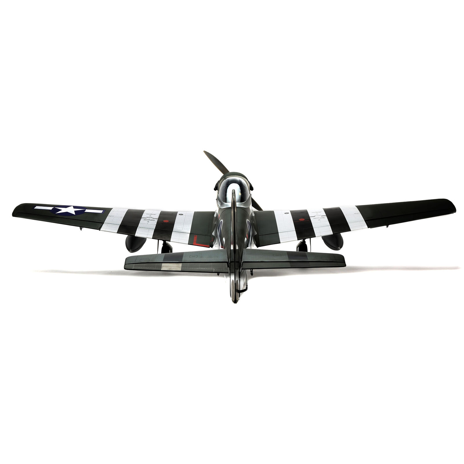 Hangar 9 P-51D Mustang 20cc ARF, 69.5" with E-flite Electric Retract Set, Brushless Motor, and Spektrum Smart ESC-HAN2820BRME