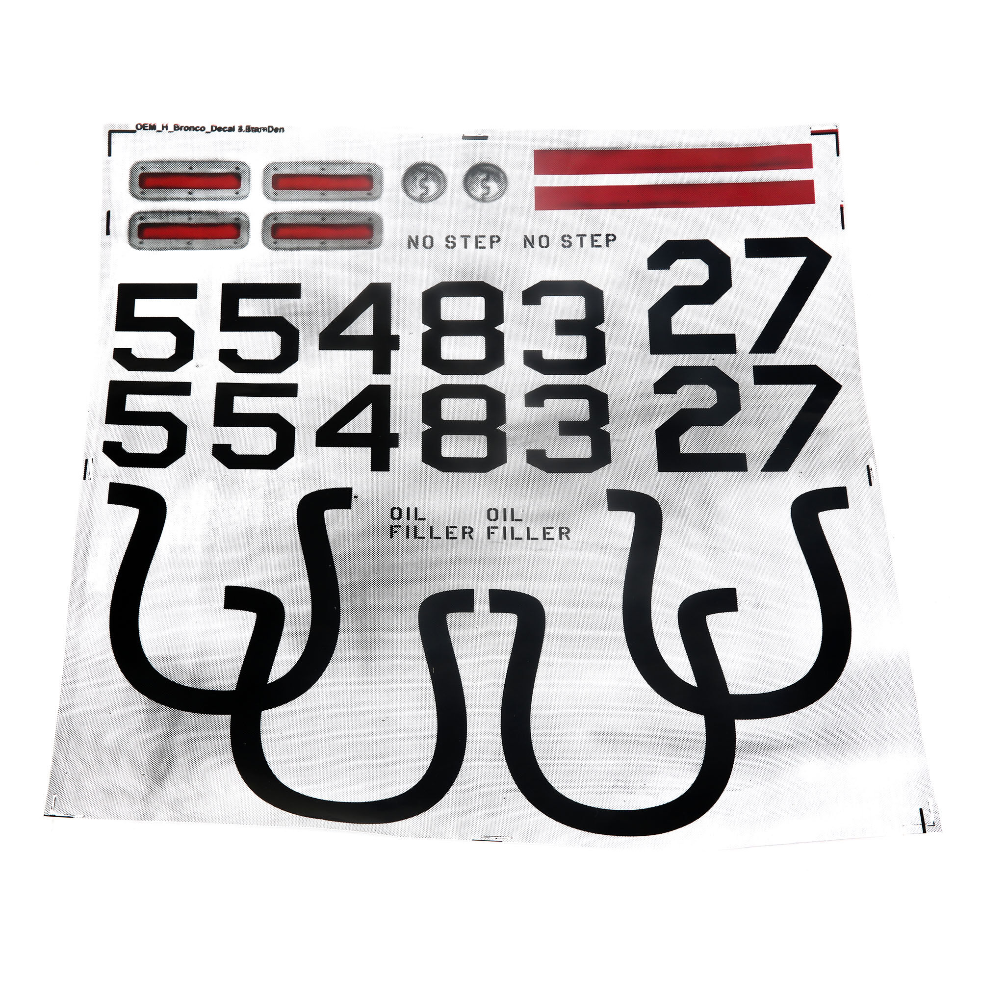 Hangar 9 Decal Set: OV-10 Bronco-HAN467029