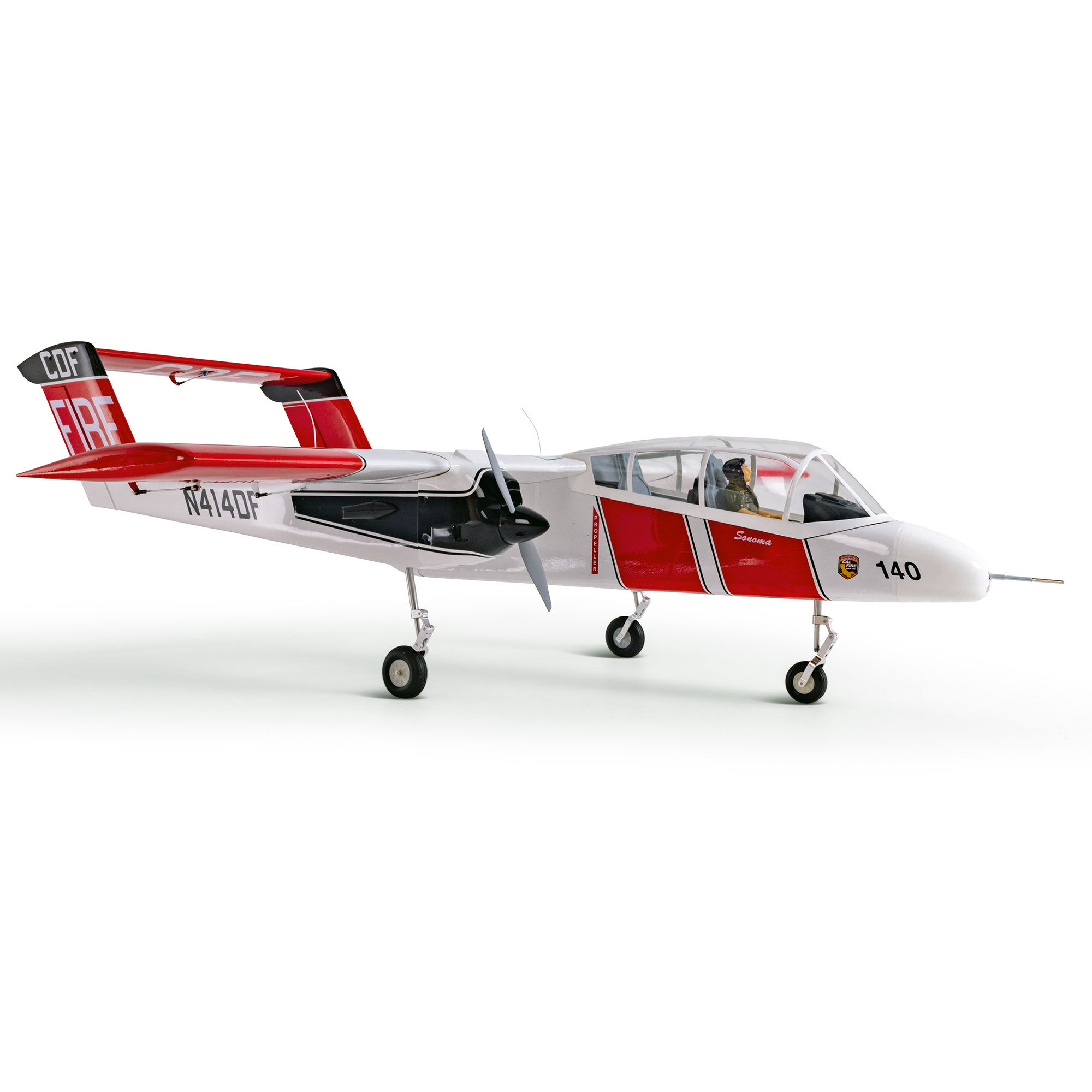 Hangar 9 OV-10 Bronco 20cc ARF, 84” w/ Landing Gear Set-HAN5055