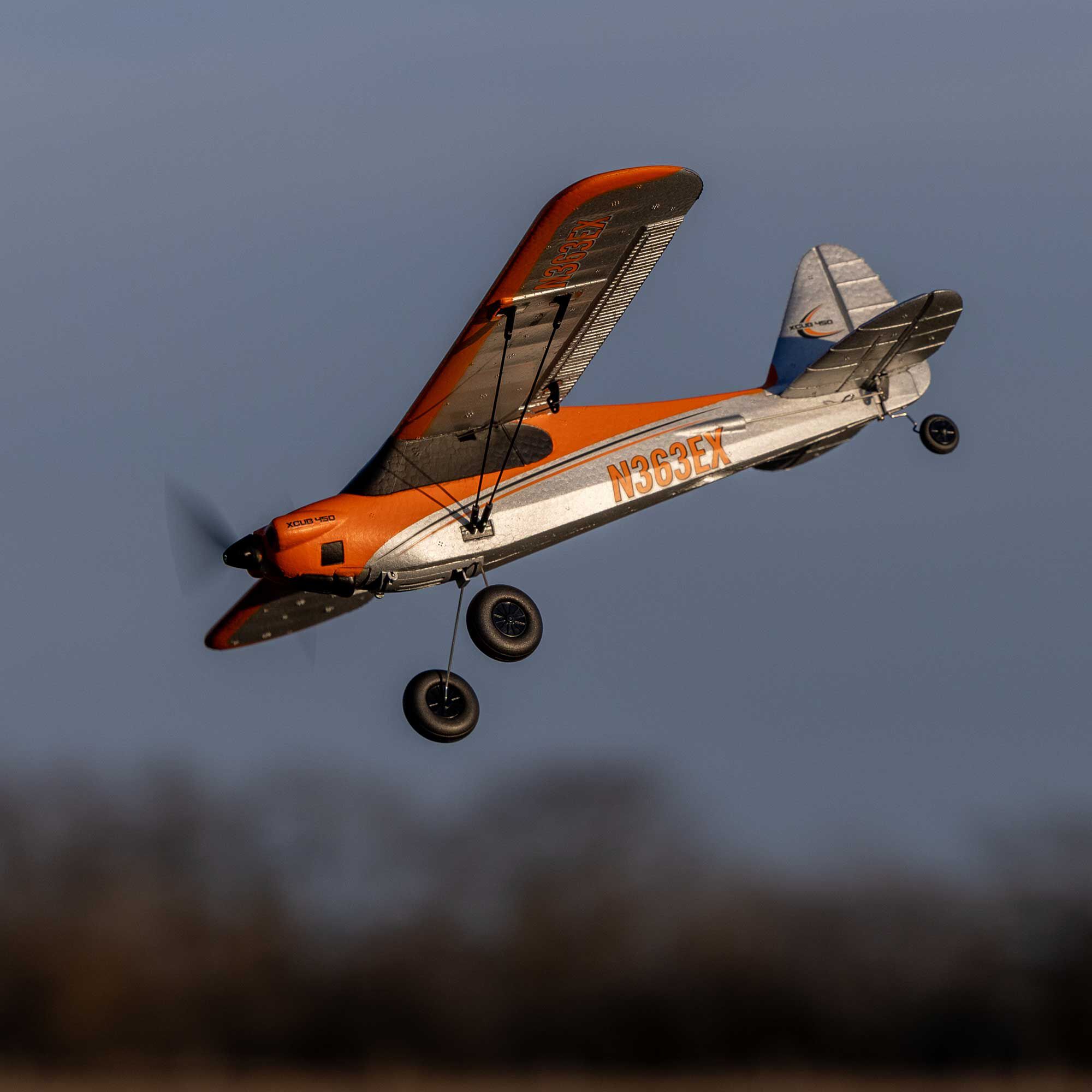 HobbyZone 450mm XCub RTF Basic Electric Trainer RC Airplane w/SAFE