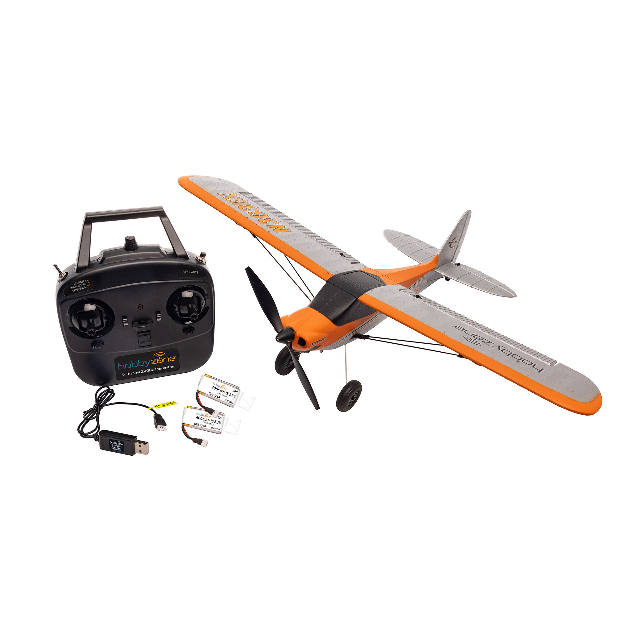 HobbyZone 450mm XCub RTF Basic Electric Trainer RC Airplane w/SAFE