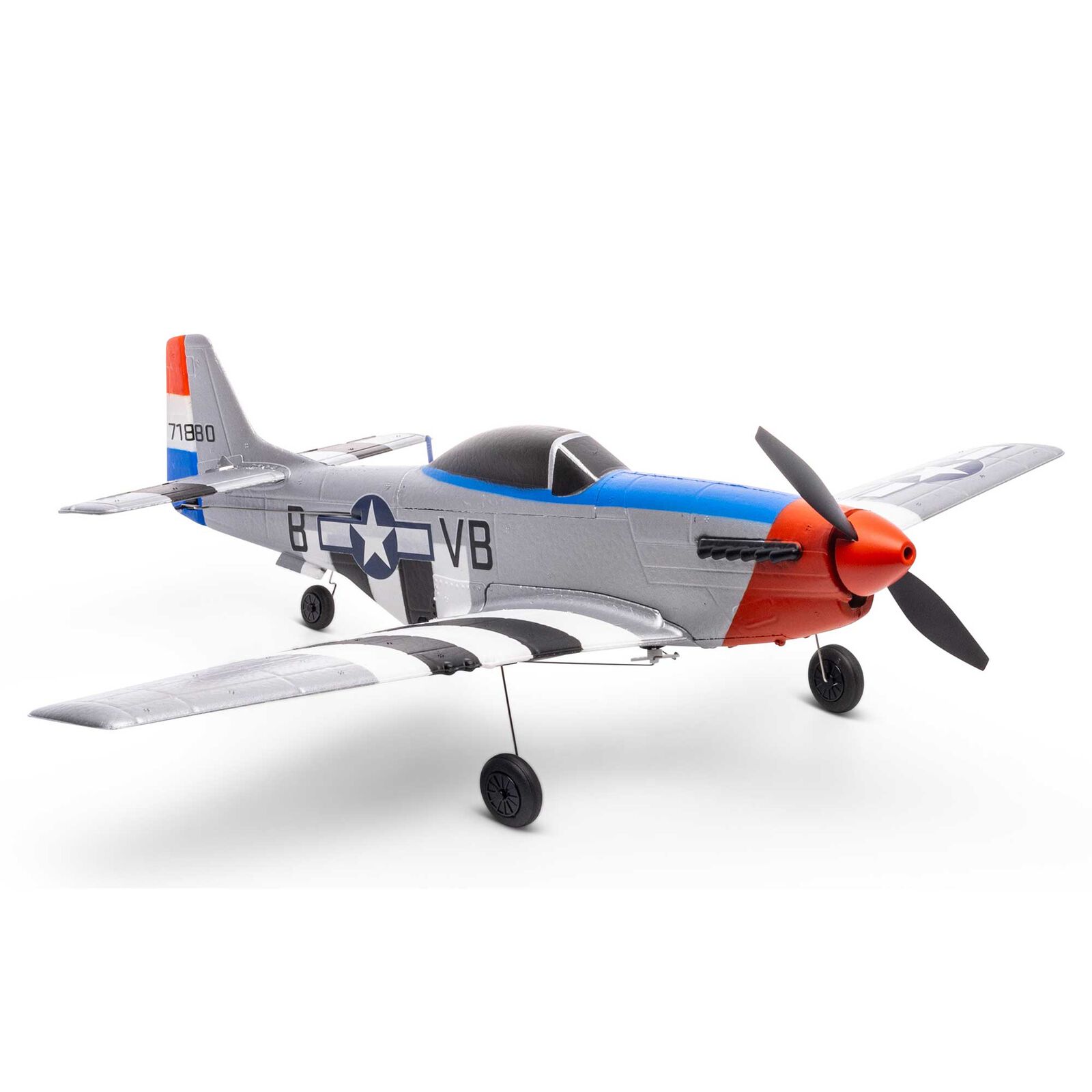 HobbyZone P-51D Mustang Micro 450mm RTF Basic Electric Airplane with SAFE Technology (HBZ-1251) - Ready-to-fly right out of the box.