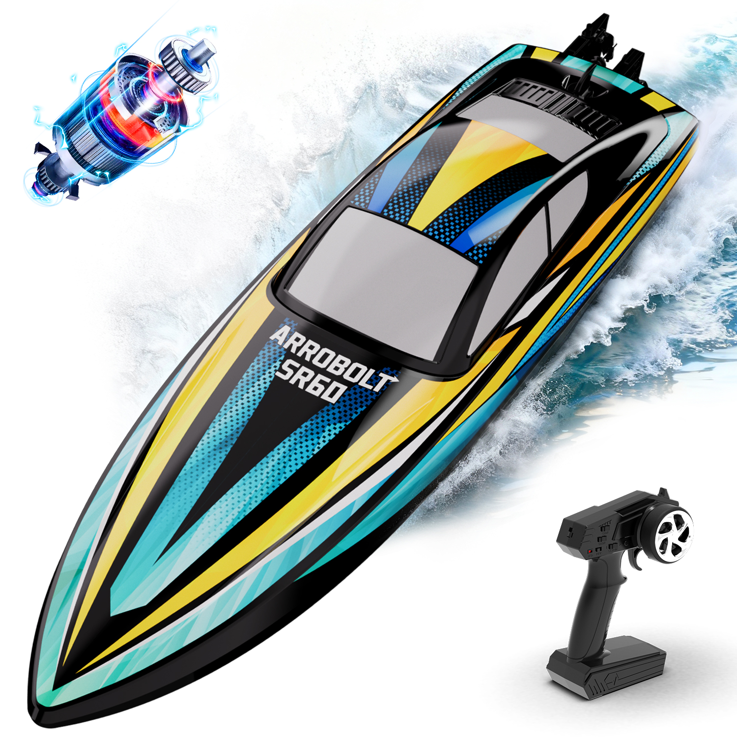 VOLANTEX ARROBOLT SR60 RC Boat-EXA79208BR