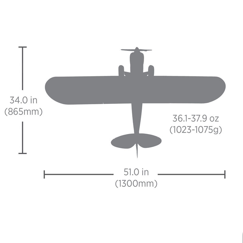 HobbyZone 1300mm Carbon Cub S 2 Cleetus McFarland Special Edition RTF Basic Trainer RC Airplane-HBZ32001SE
