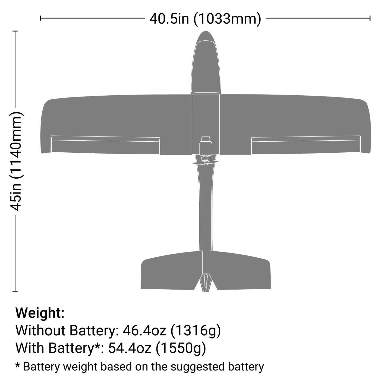 HobbyZone AeroScout S 2 1.1m RTF Basic with RealFlight, AS3X+ and SAFE-HBZ380002