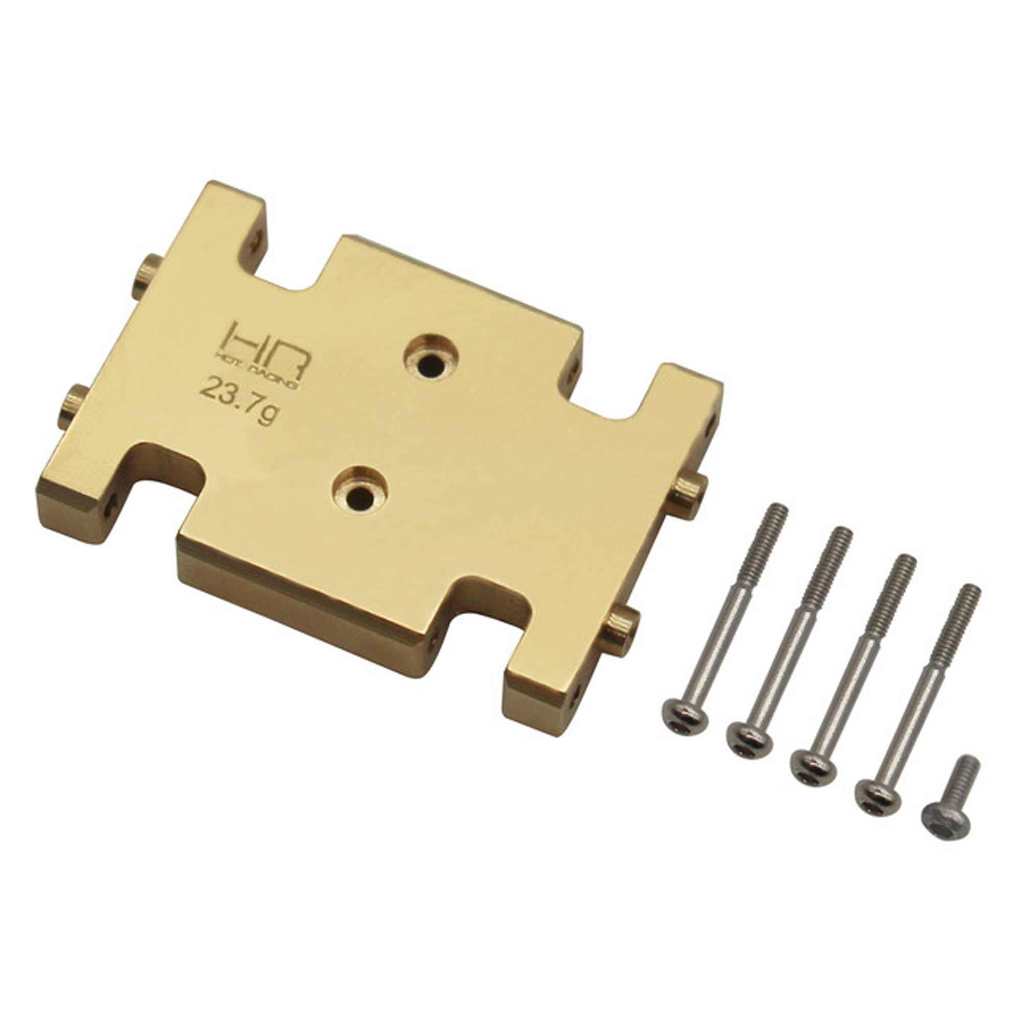 Hot Racing 23.7g Brass Skid Plate: Axial AX24-HRAAXTF133H