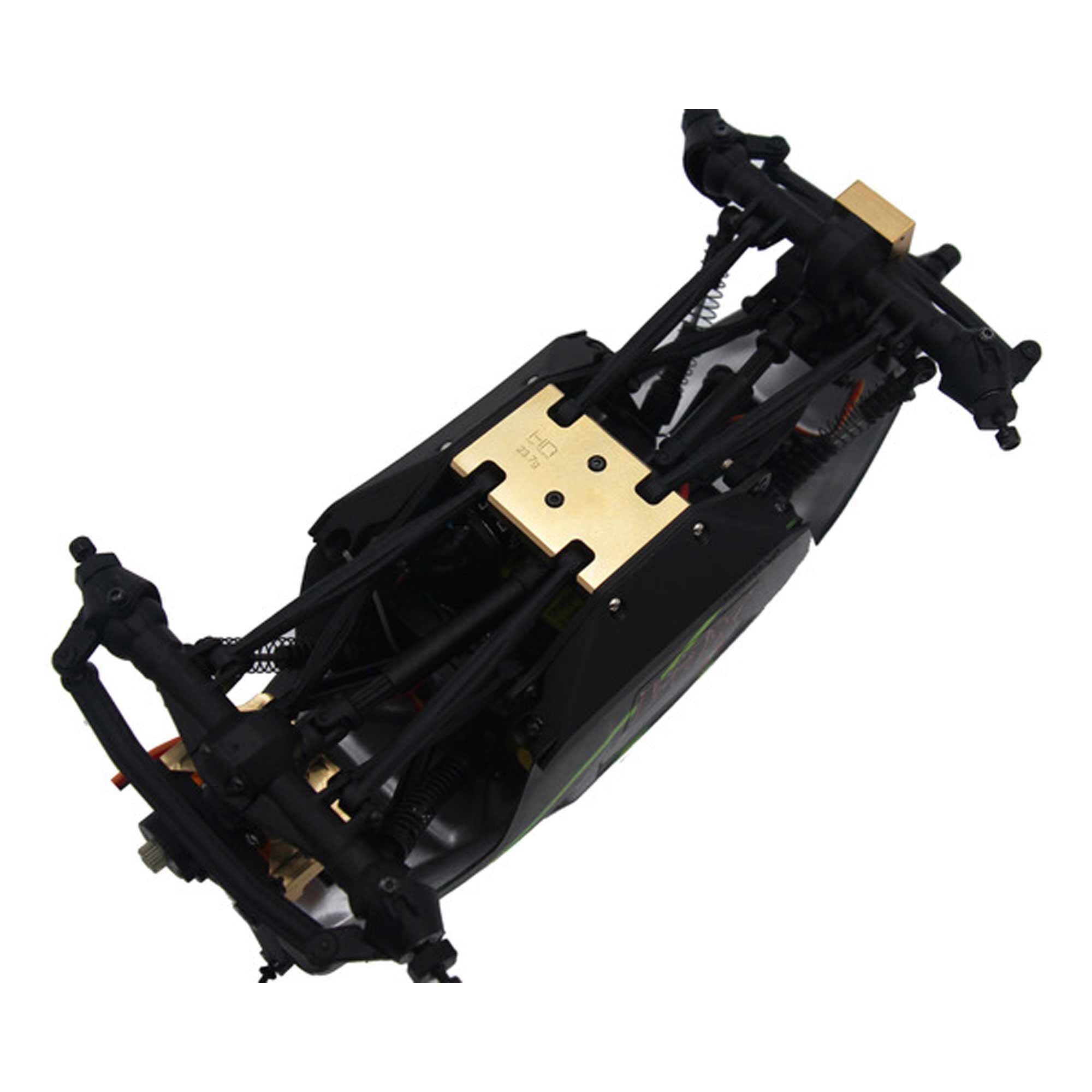 Hot Racing 23.7g Brass Skid Plate: Axial AX24-HRAAXTF133H