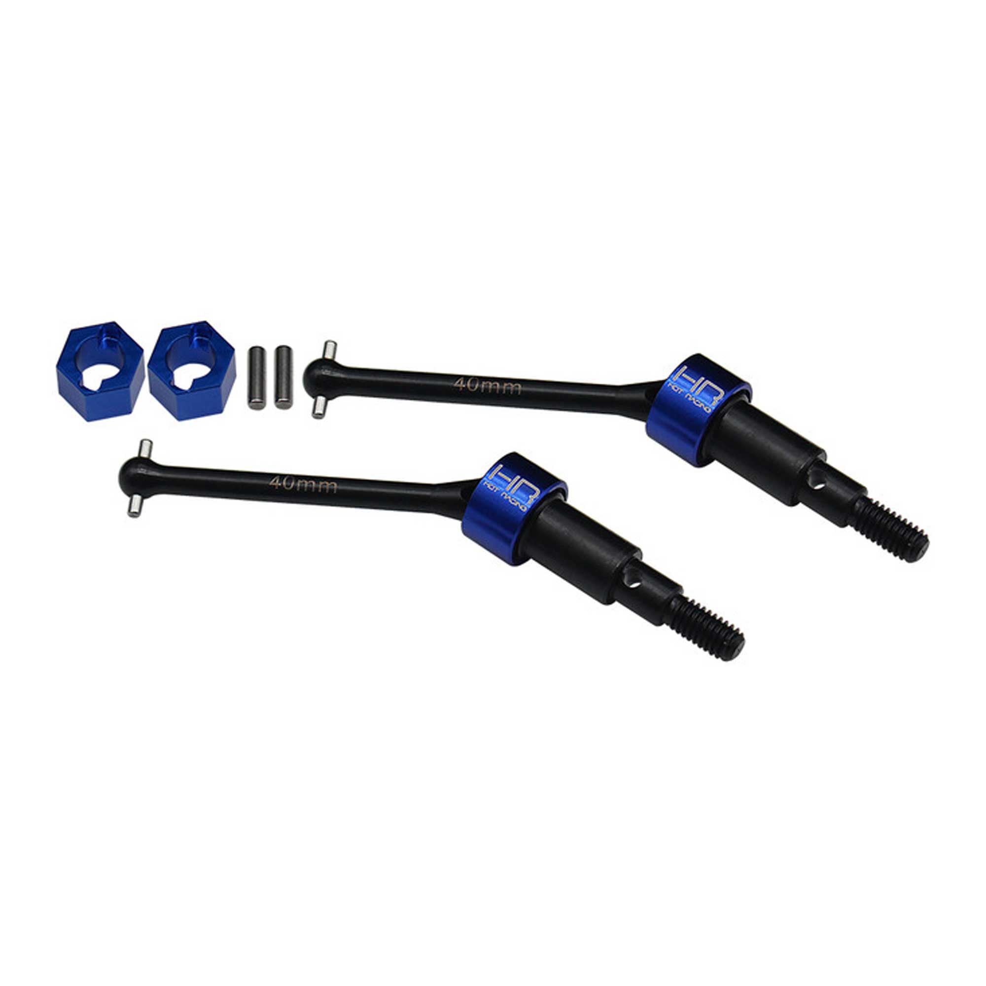 Hot Racing Rear Steel CVD Axle Set, ARRMA GROM & Losi NASCAR Vehicles-HRAGRM288NCR