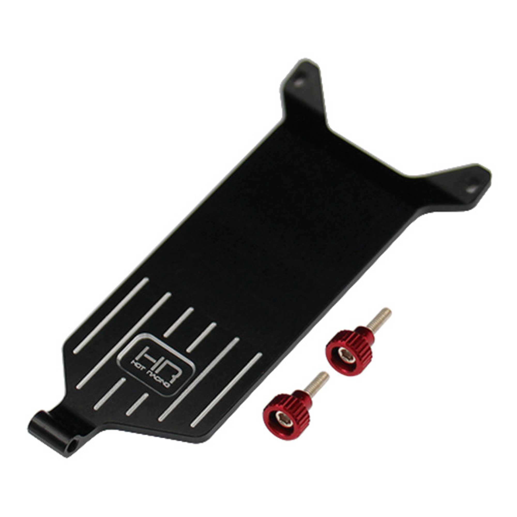 Hot Racing Aluminum Electronics Mounting Plate: Micro-B-HRALMCB1401