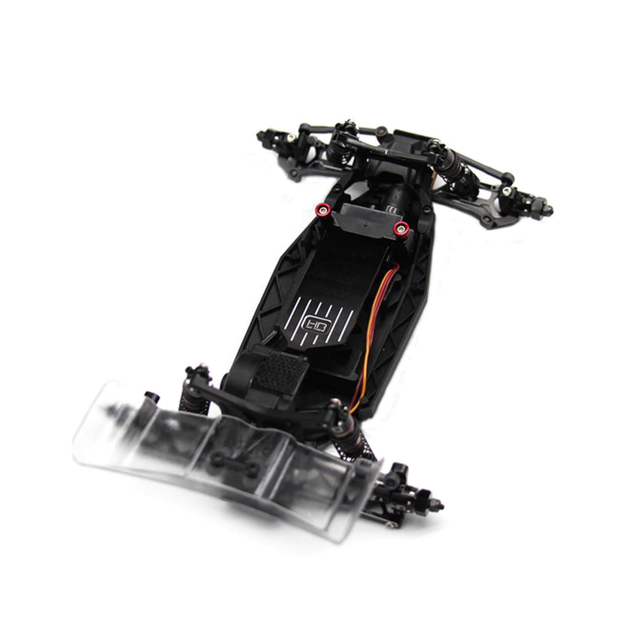Hot Racing Aluminum Electronics Mounting Plate: Micro-B-HRALMCB1401