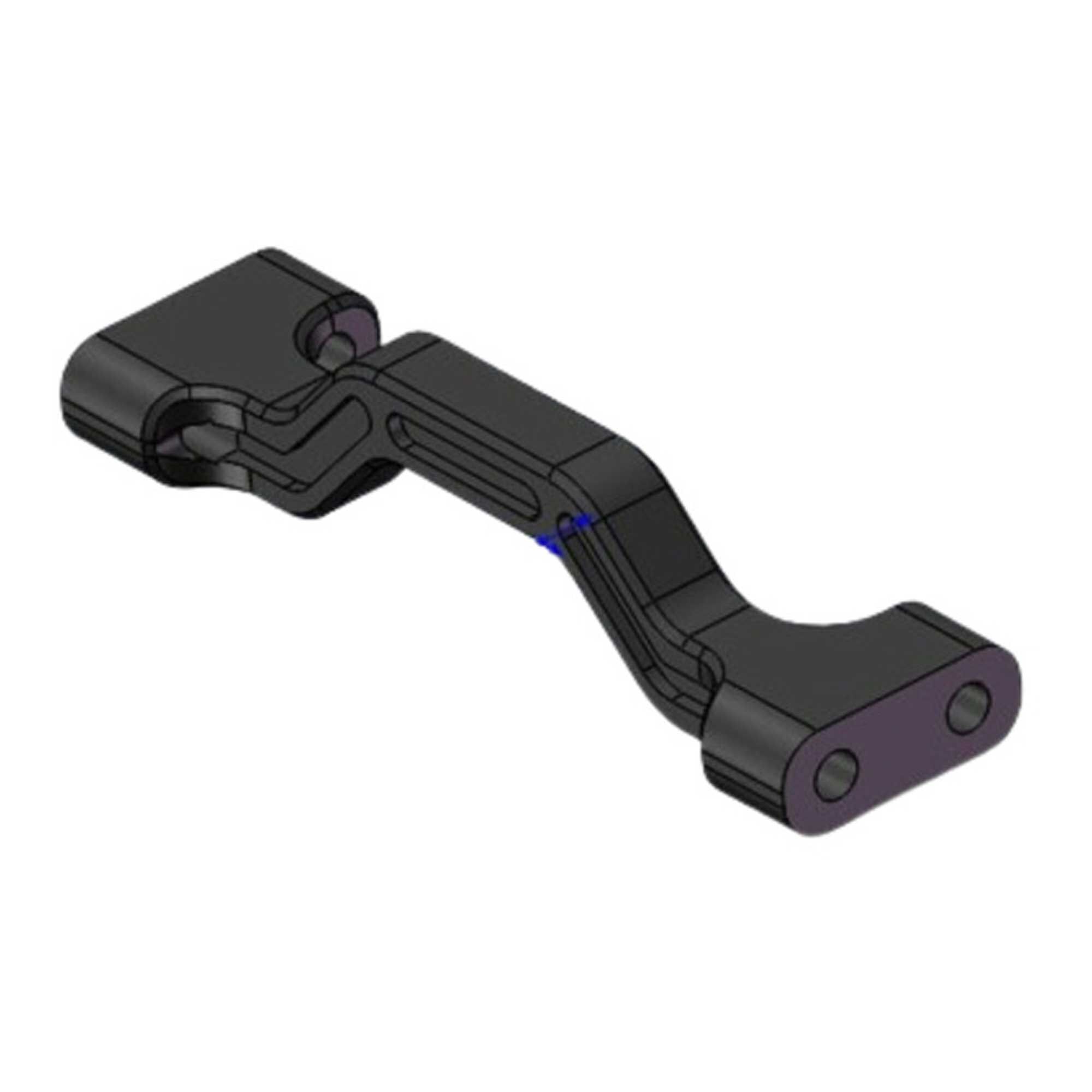 Hot Racing Aluminum Cross Brace Lower : Mini LMT-HRAMMJ14CBB01