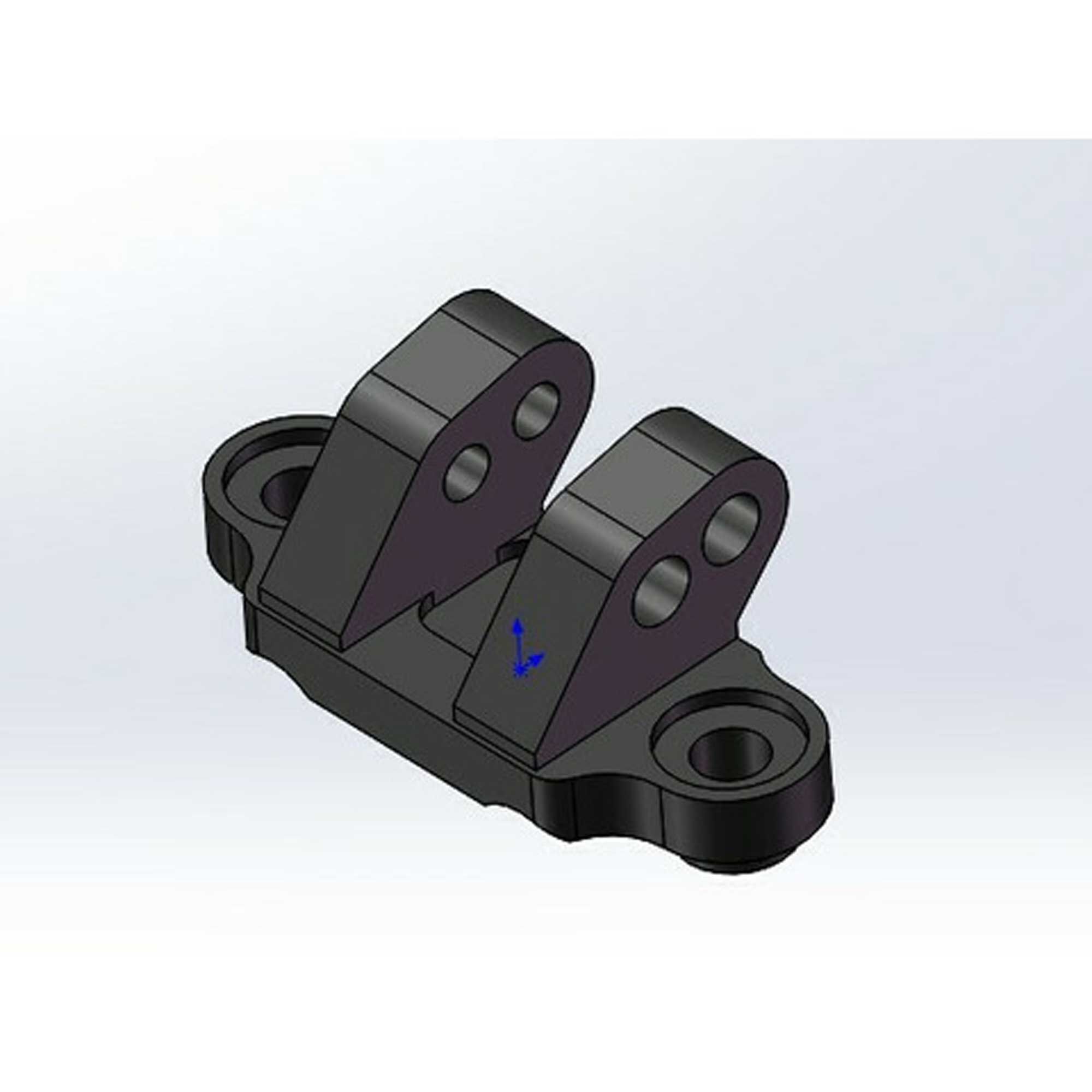 Hot Racing Aluminum Lower Shock Mount Losi Mini LMT-HRAMMJ28L01