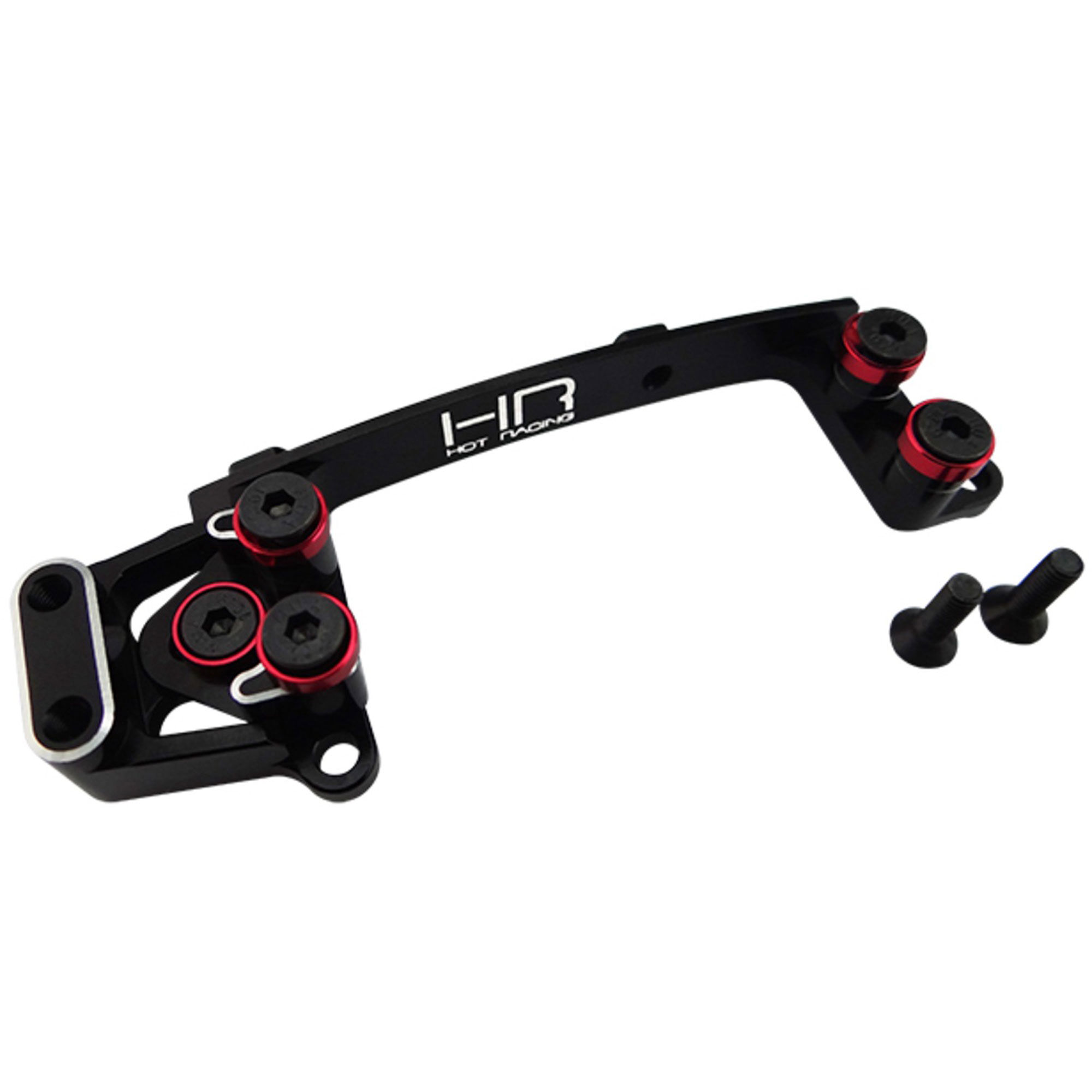 Hot Racing Aluminum Steering Servo Mount: SCX10-HRASCXT2401