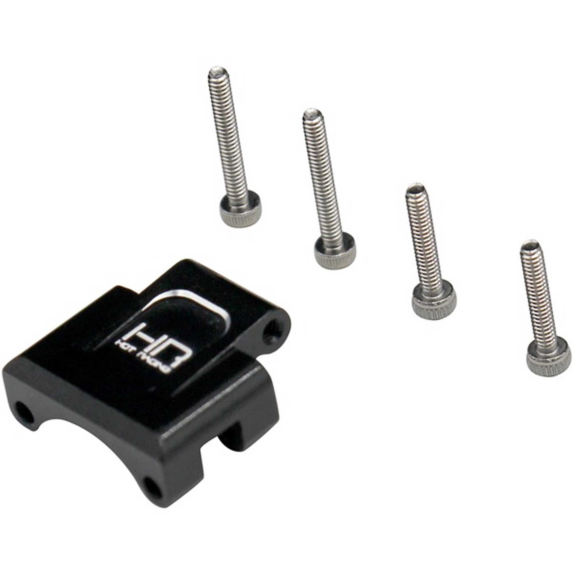 Hot Racing Aluminum Rear Axle Truss Upper Link Mount: SCX24-HRASXTF09U01