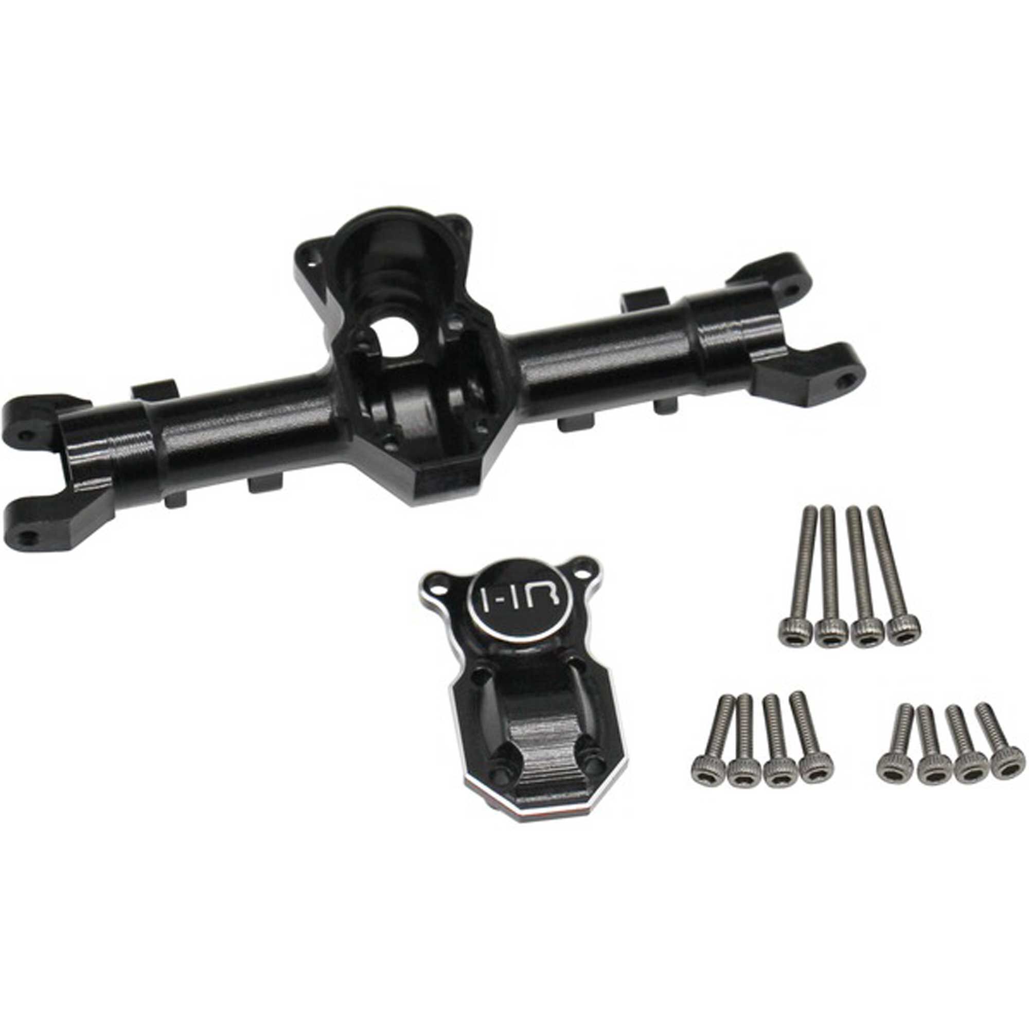 Hot Racing Front Axle Aluminum Case: SCX24-HRASXTF1201