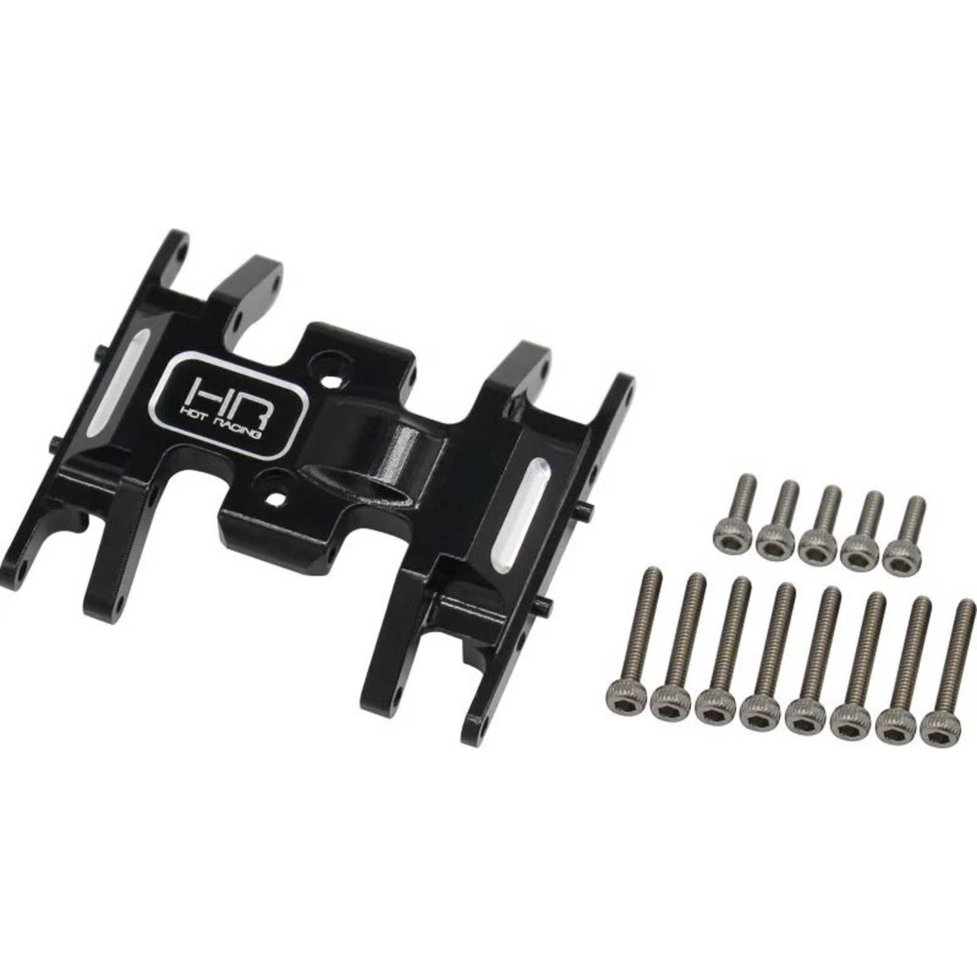 Hot Racing Aluminum Skid Plate: SCX24-HRASXTF133M01