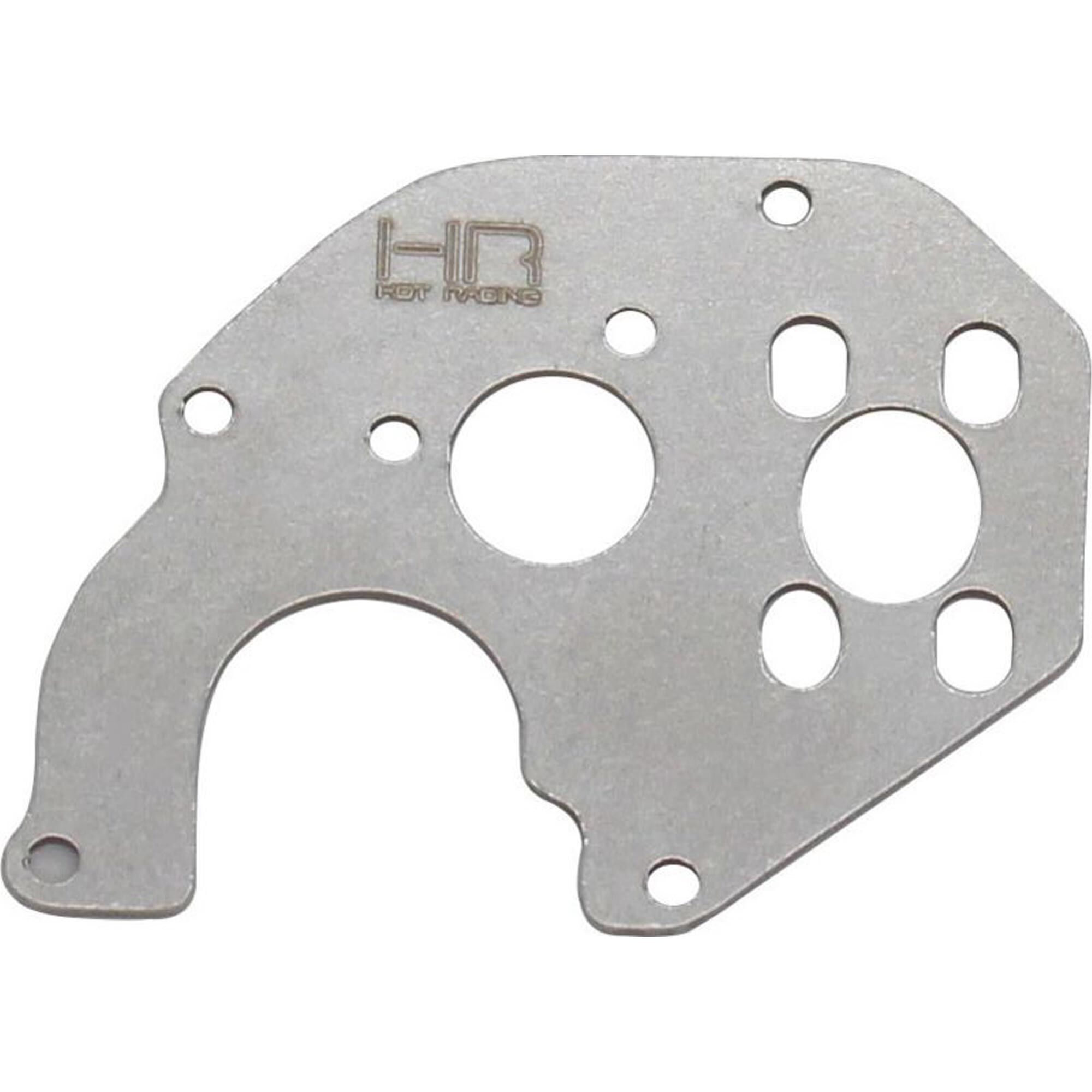 Hot Racing Stainless Steel Modify Motor Plate: SCX24-HRASXTF18SS