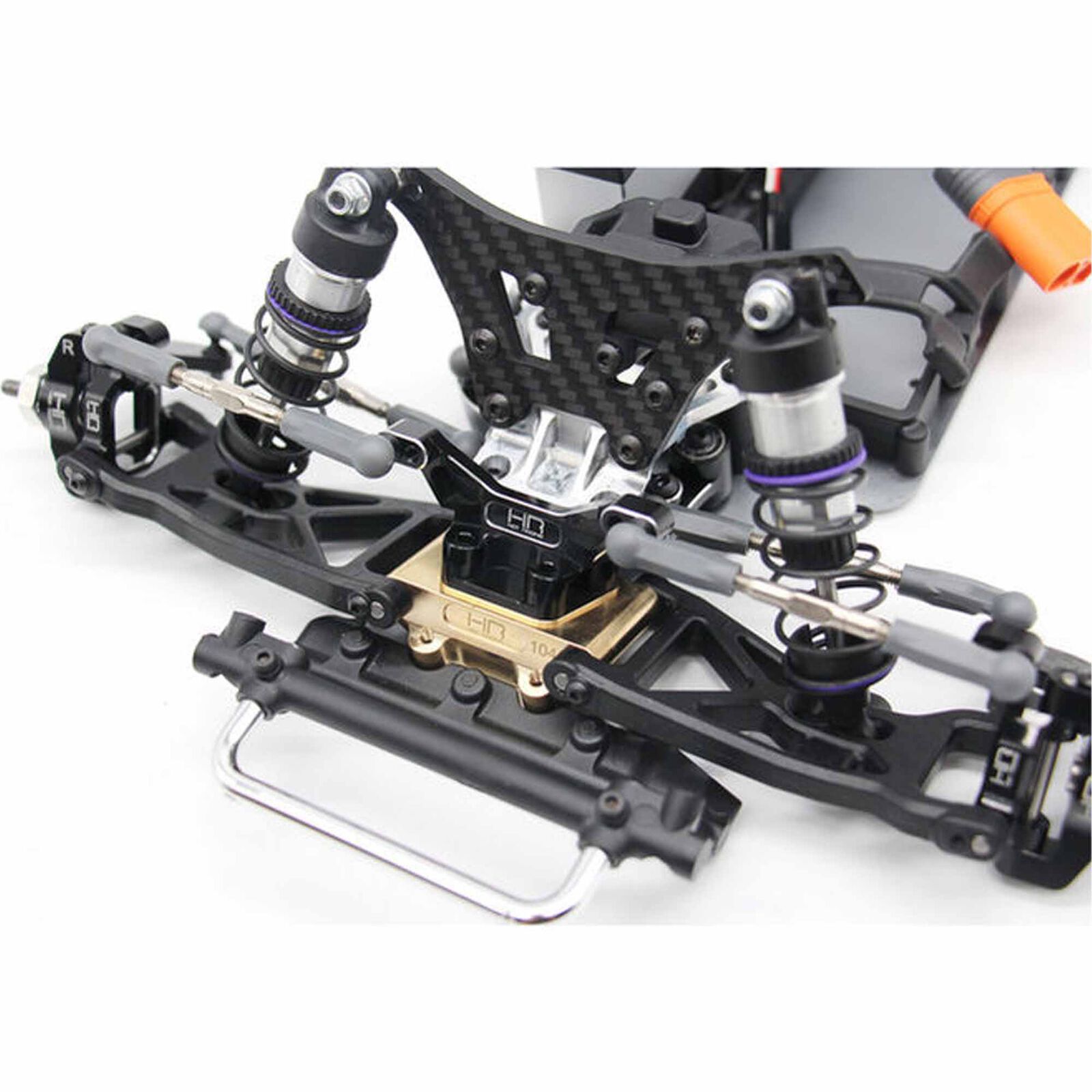 Hot Racing Aluminum Front Chamber Block, 1/10 Losi 22S Sprint-HRATTSP12B01