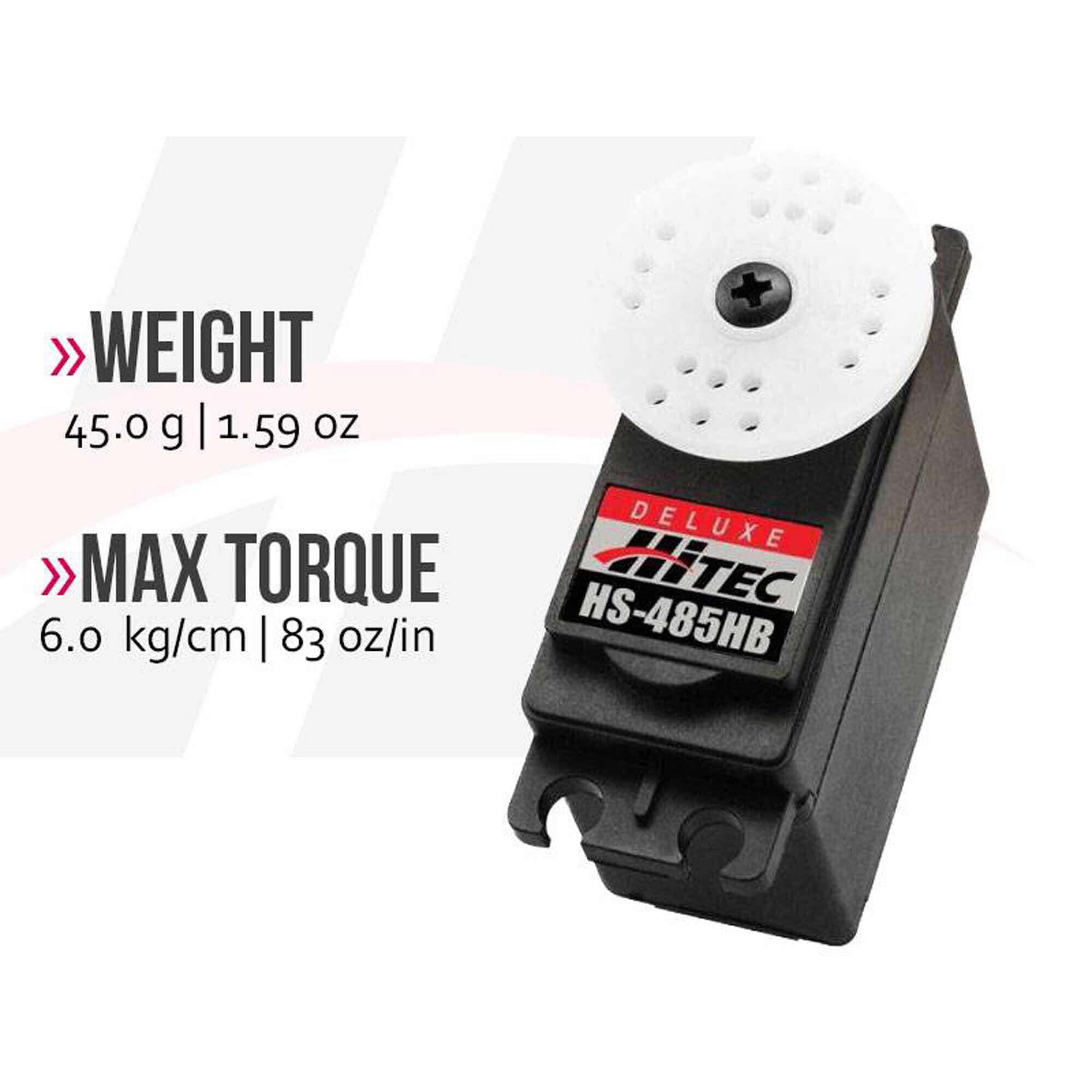 Hitec RCD Inc HS-485HB Standard Analog Karbonite Gear Aircraft Servo-HRC33485S