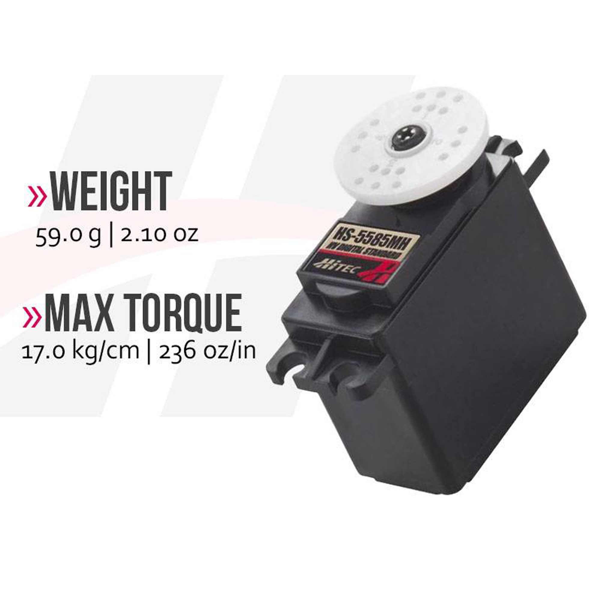 Hitec RCD Inc HS-5585MH Standard Digital HV High Torque Metal Gear Servo-HRC35585S