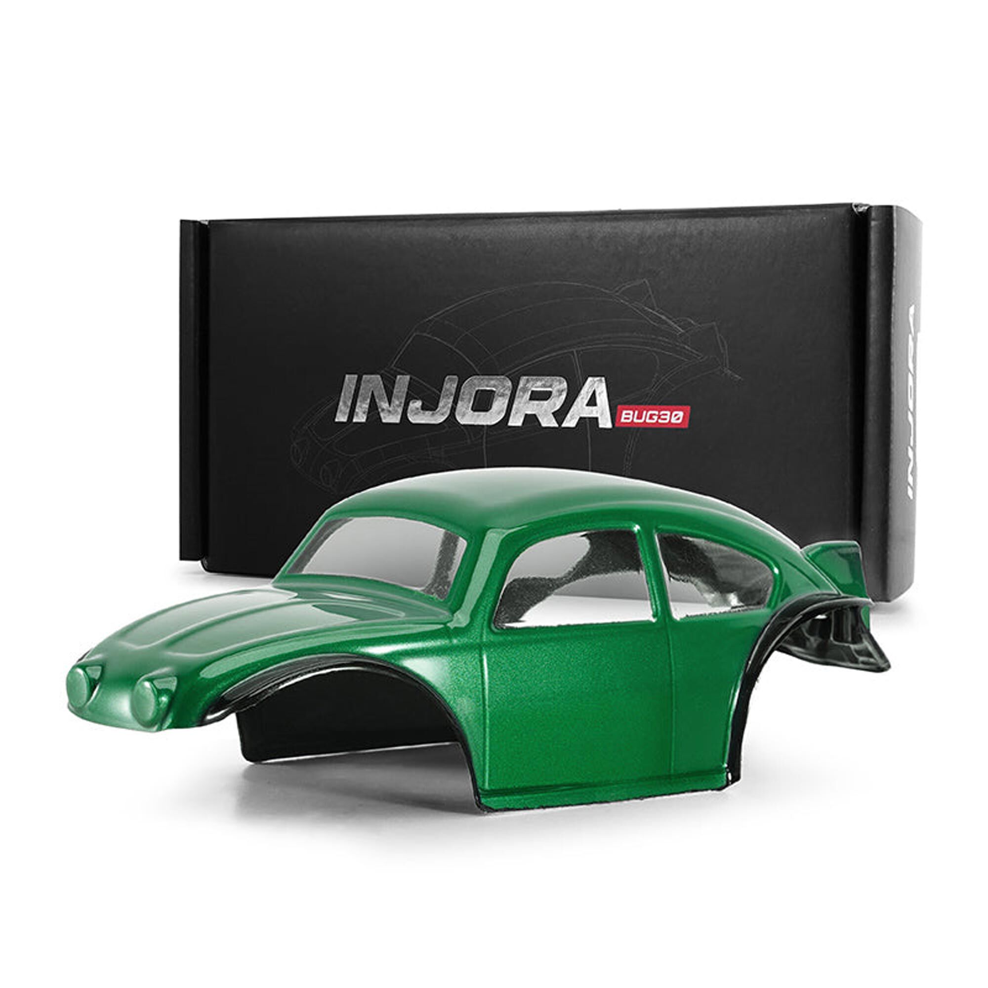 Injora 1:30 BUG30 Rock Crawler Body, Green, 1:30 Axial SCX30-INJBUG30-GN