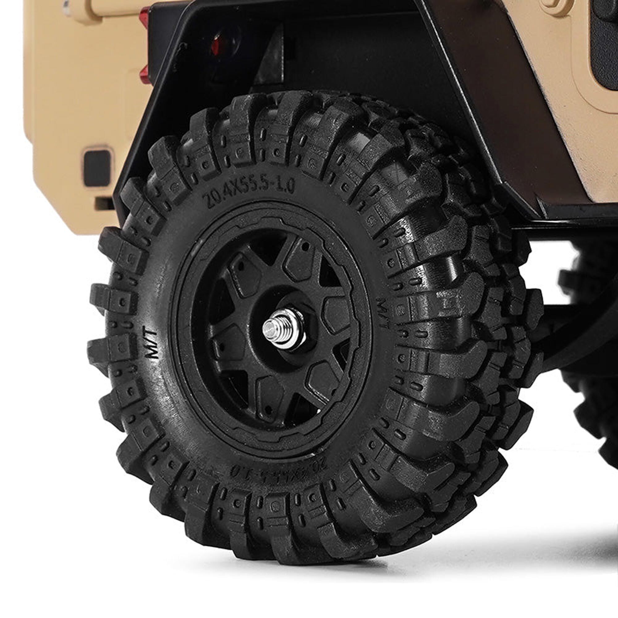 Injora 1:24 - 1:18 Off-Road Camping Trailer, Sandy Taupe-INJDG-TC10YE