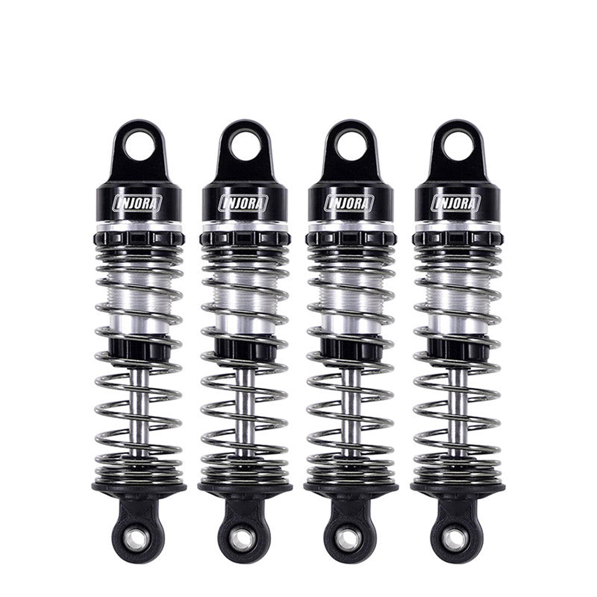 Injora 59mm Aluminum Oil Shocks, ARRMA GROM Vehicles (4)-INJGROM-01BS