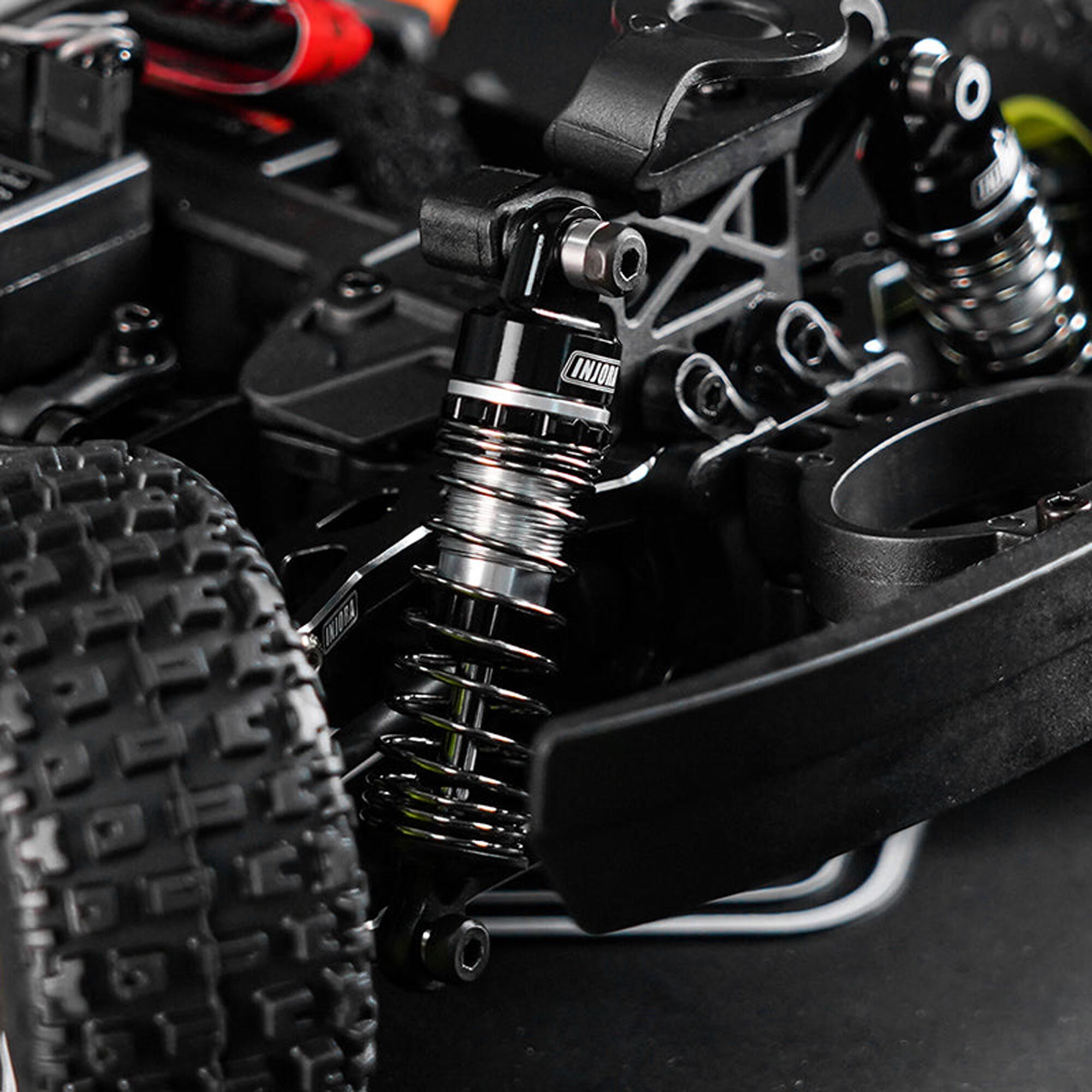 Injora 59mm Aluminum Oil Shocks, ARRMA GROM Vehicles (4)-INJGROM-01BS