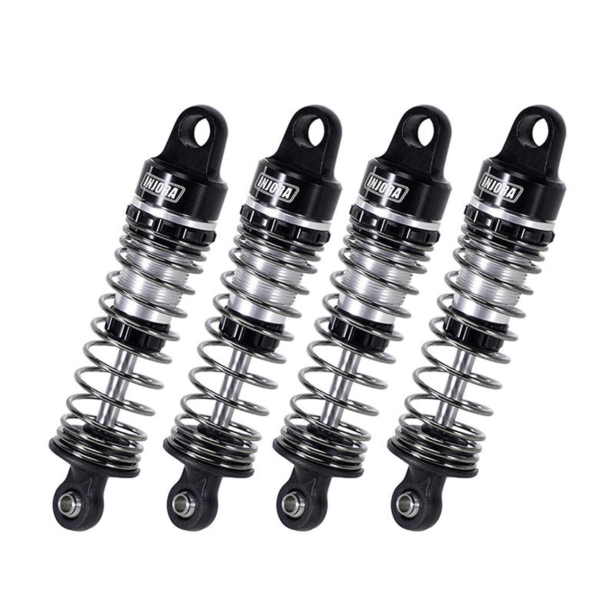 Injora 59mm Aluminum Oil Shocks, ARRMA GROM Vehicles (4)-INJGROM-01BS