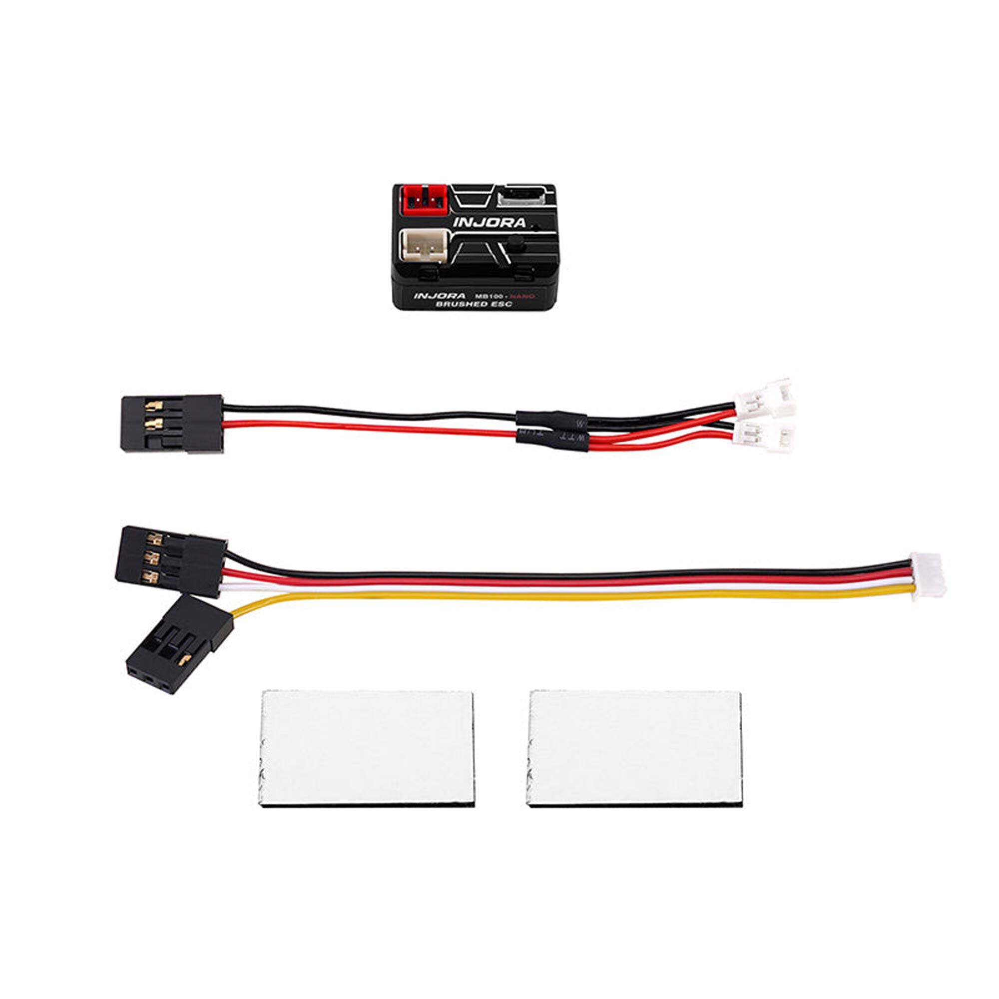 Injora MB100 NANO Waterproof Brushed Electronic Speed Control-INJMB100-NANO