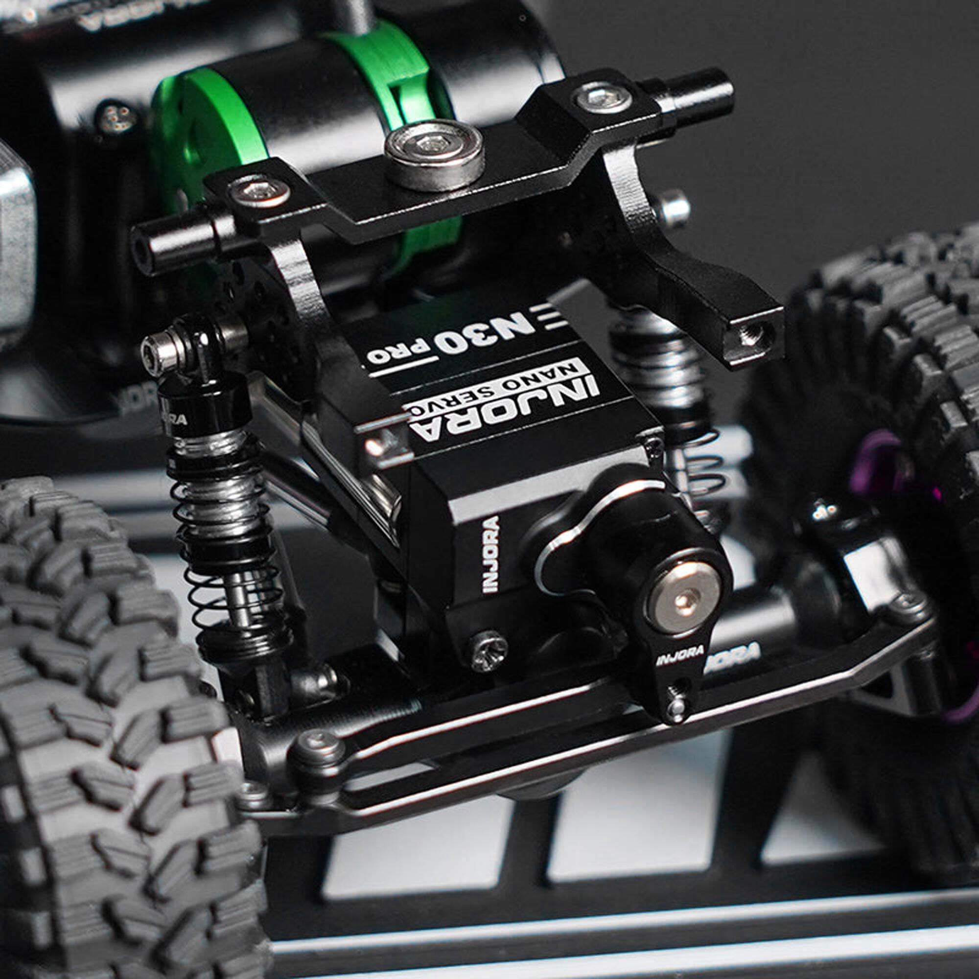 Injora N30 PRO NANO Servo & Servo Saver, 1:30 Axial SCX30-INJS-N30-PRO
