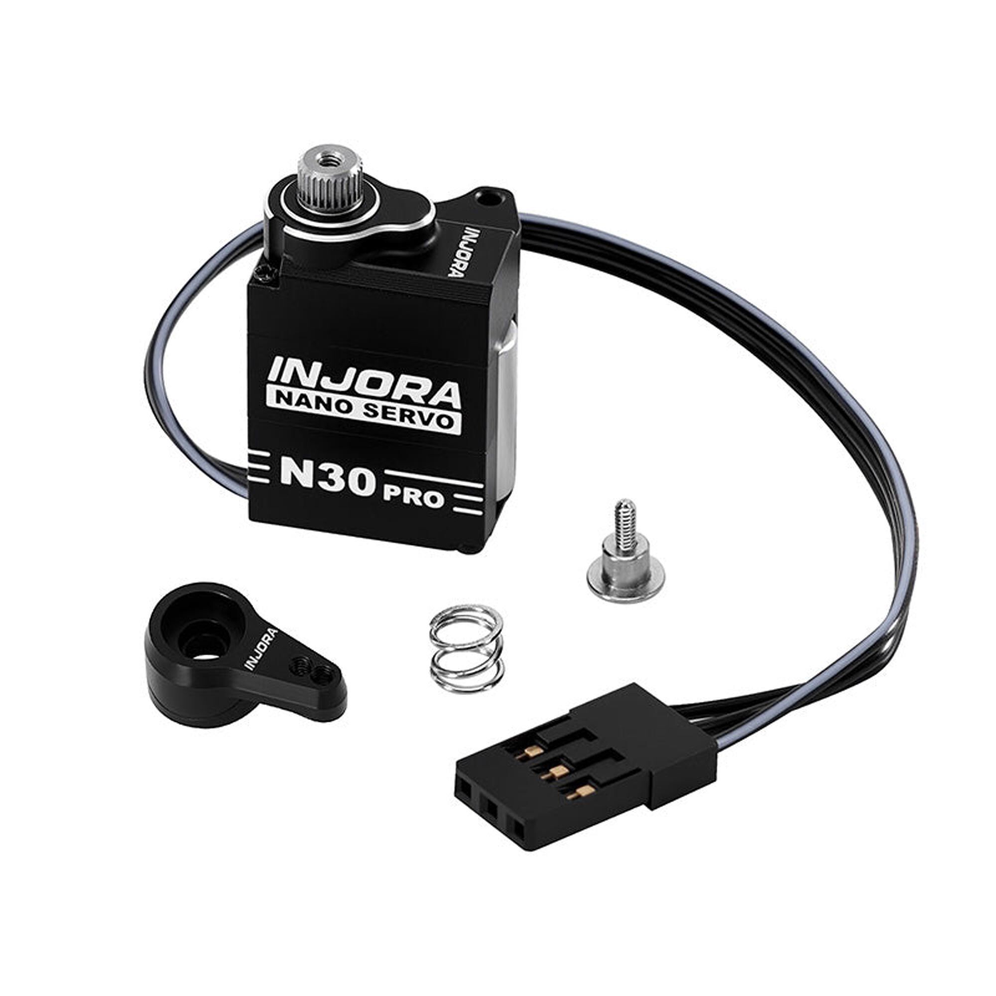 Injora N30 PRO NANO Servo & Servo Saver, 1:30 Axial SCX30-INJS-N30-PRO