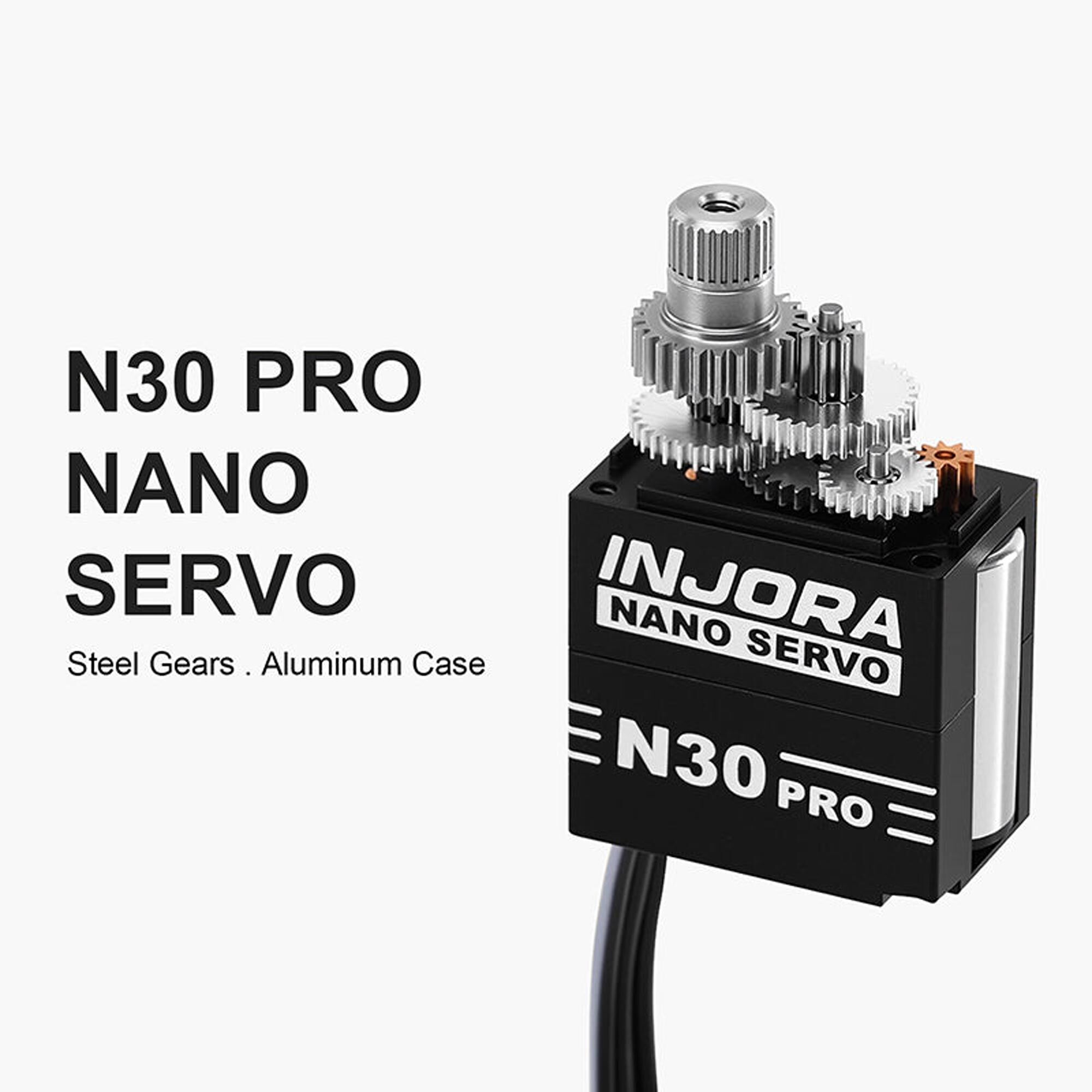 Injora ZH1.5 N30 PRO NANO Servo & Servo Saver, 1:30 Axial SCX30