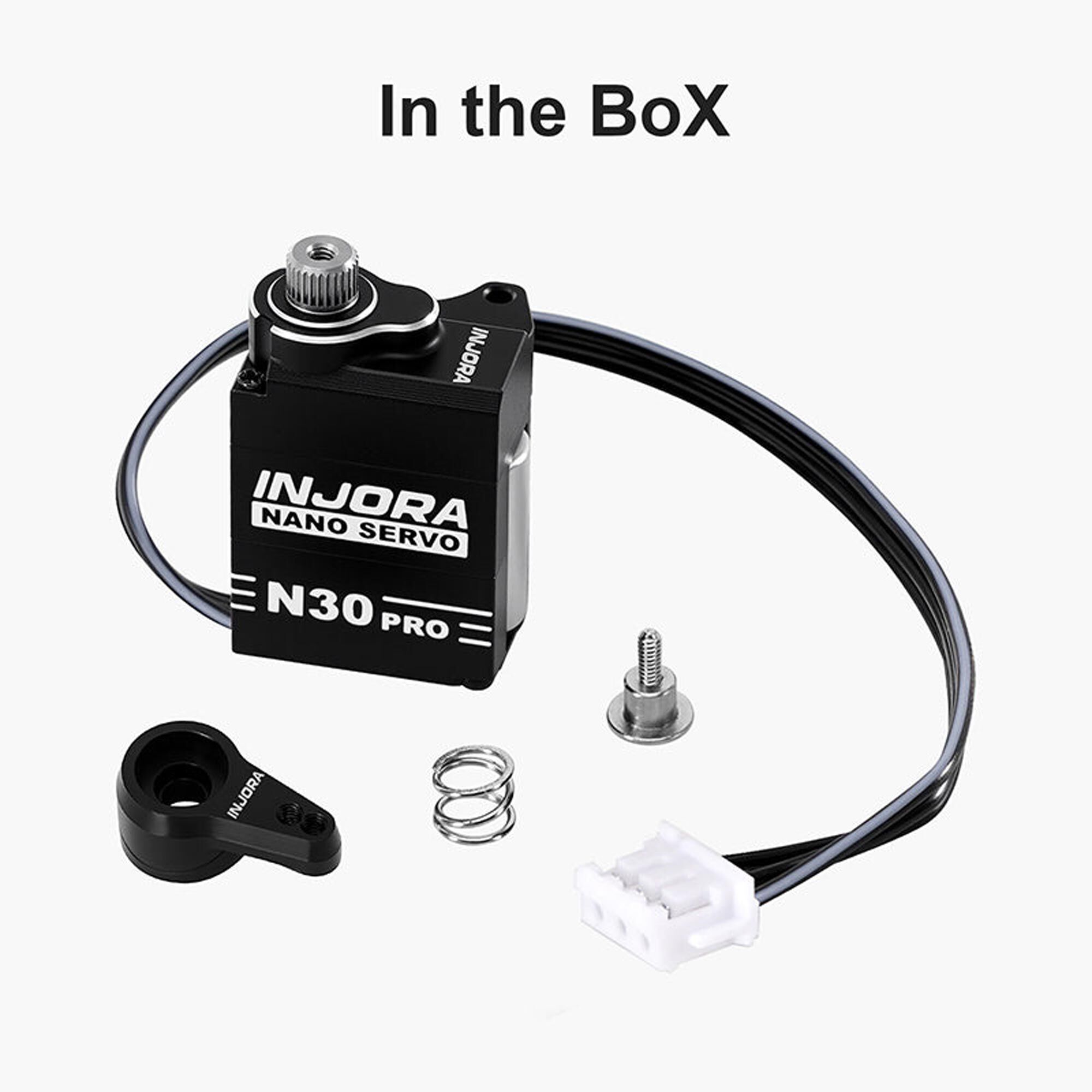 Injora ZH1.5 N30 PRO NANO Servo & Servo Saver, 1:30 Axial SCX30