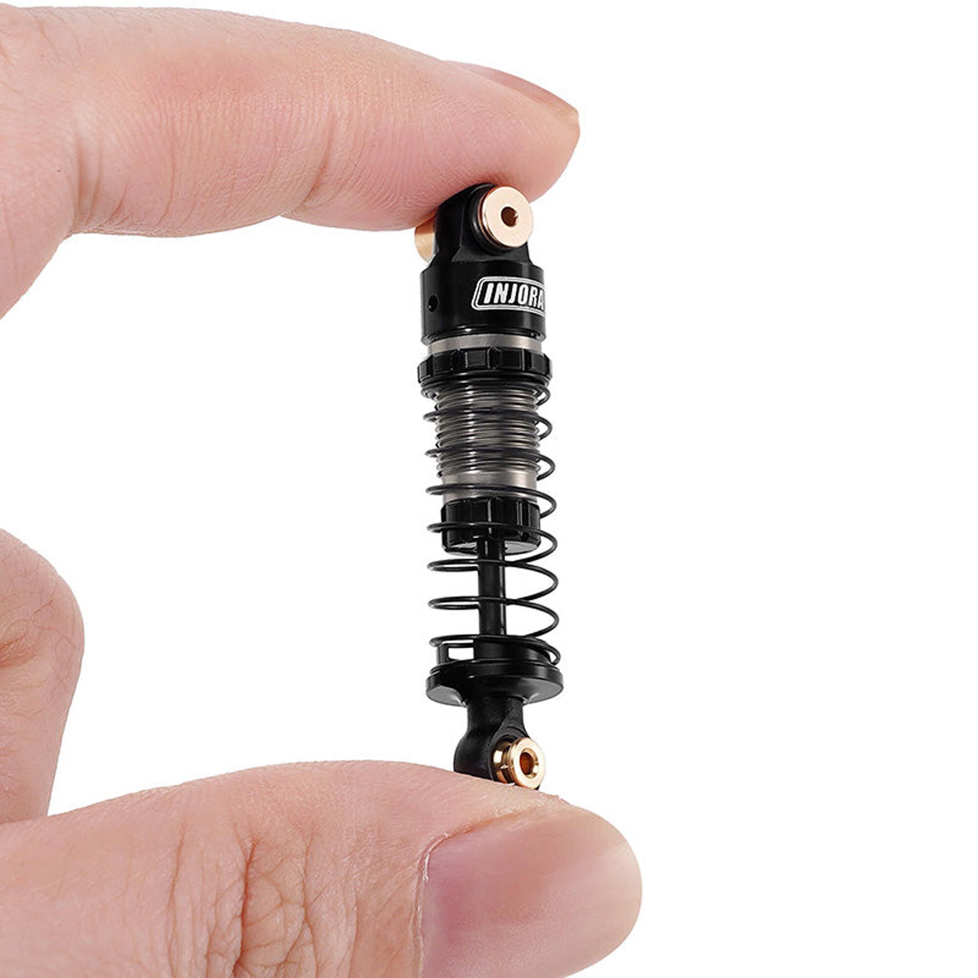 Injora Aluminum 36mm Big Bore Shocks, 1:24 Axial SCX24 (4)-INJSCX24-198BK