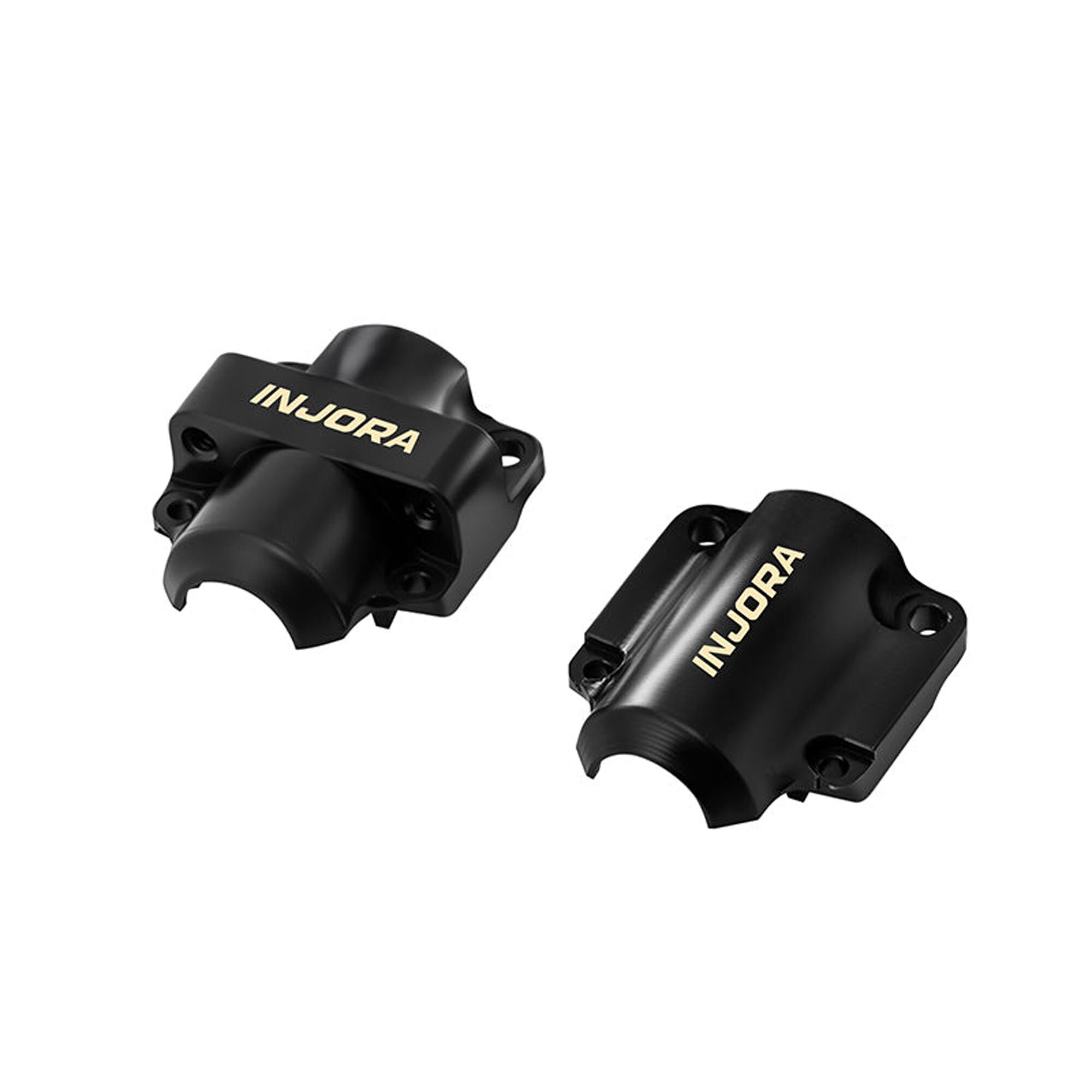 Injora Brass Differential Covers, Black, 1:30 Axial SCX30 (2)-INJSCX30-26BB