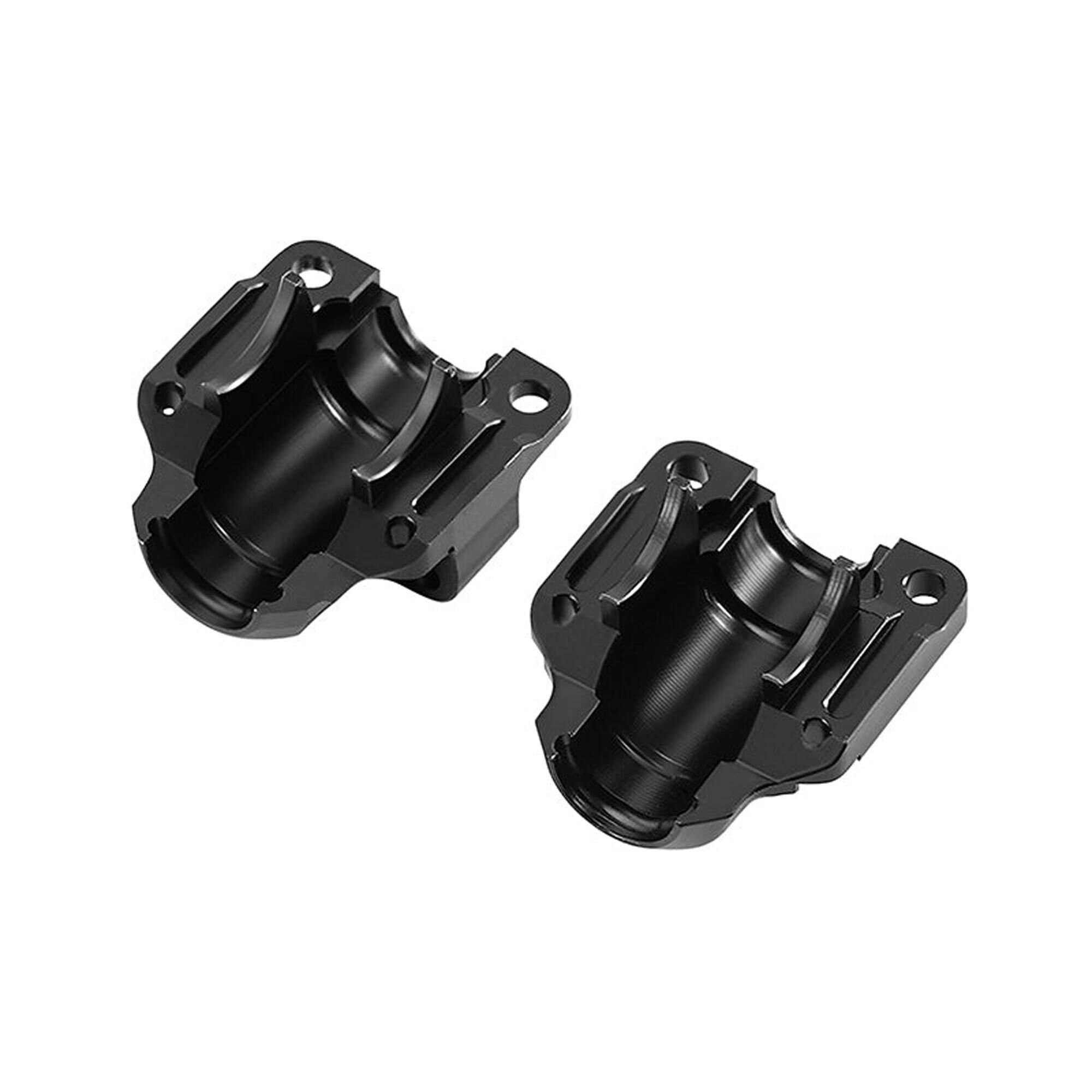 Injora Brass Differential Covers, Black, 1:30 Axial SCX30 (2)-INJSCX30-26BB