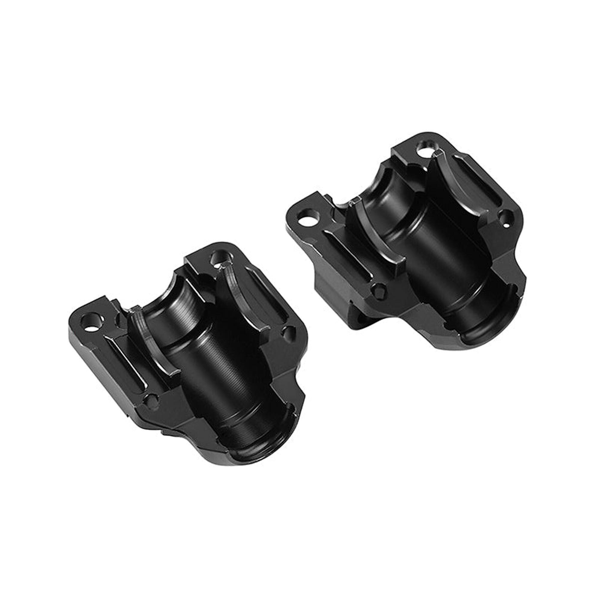 Injora Brass Differential Covers, Black, 1:30 Axial SCX30 (2)-INJSCX30-26BB