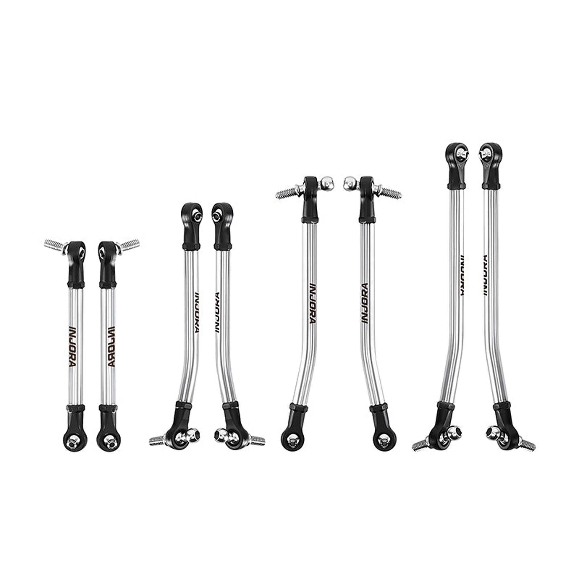 Injora Stainless Steel Chassis & Steering Link Set, 1:30 Axial SCX30-INJSCX30-28-29