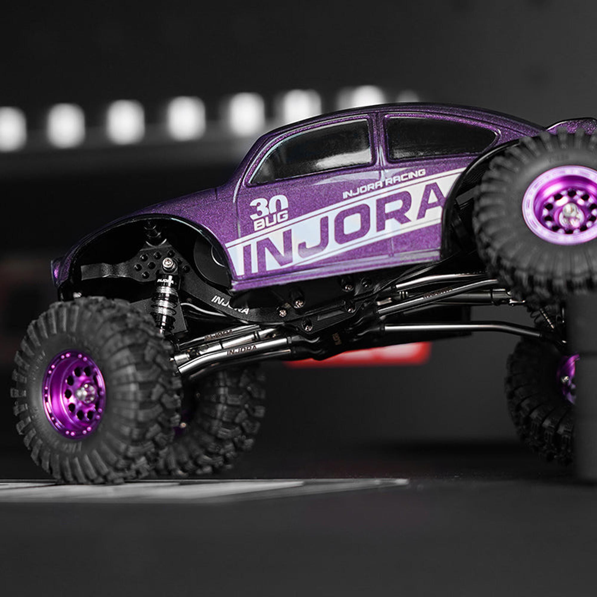 Injora Stainless Steel Chassis & Steering Link Set, 1:30 Axial SCX30-INJSCX30-28-29