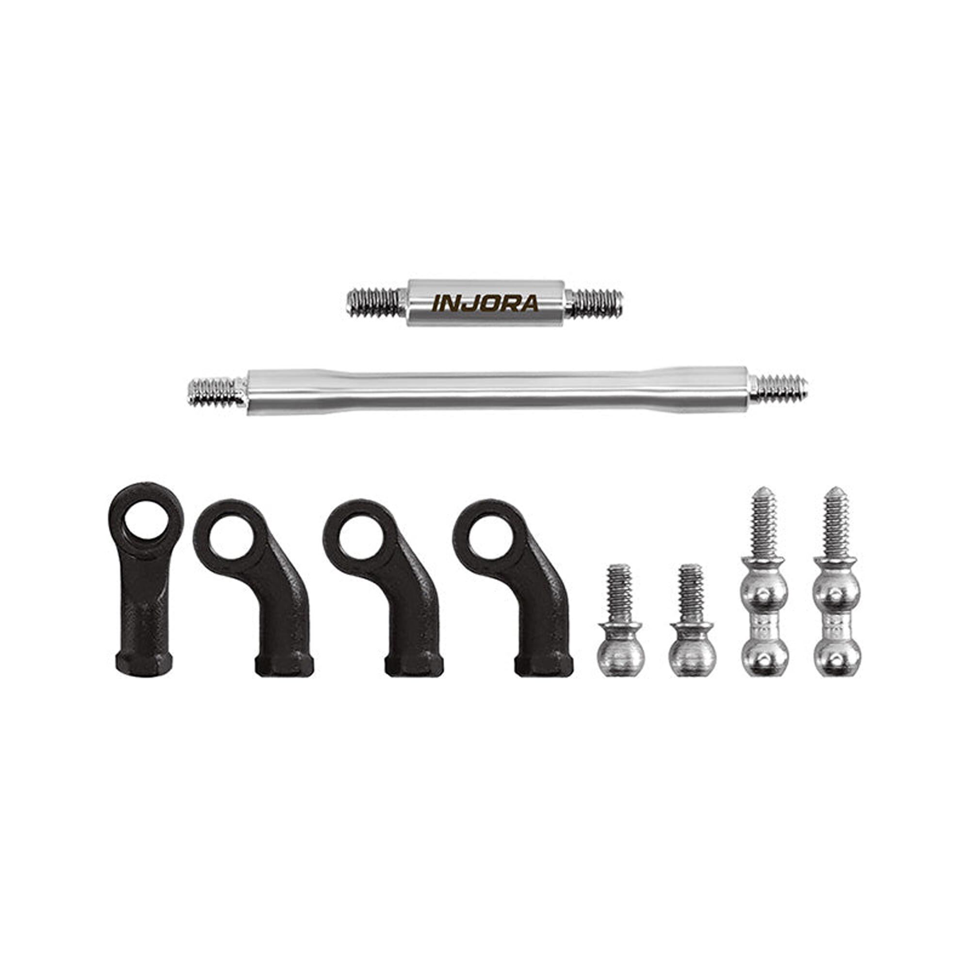 Injora Stainless Steel Chassis & Steering Link Set, 1:30 Axial SCX30-INJSCX30-28-29