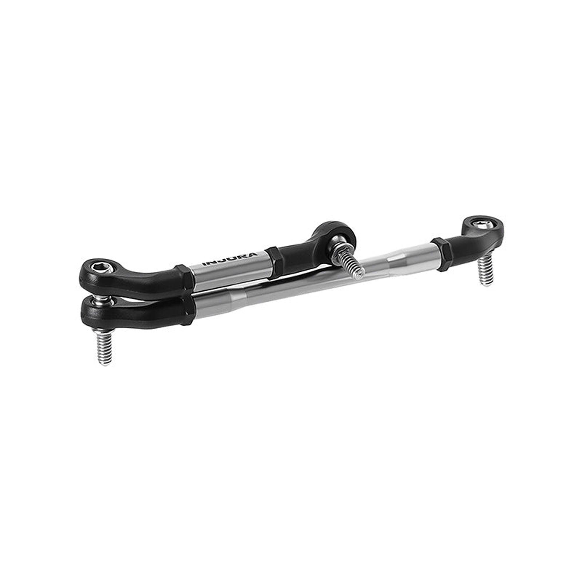 Injora Stainless Steel Chassis & Steering Link Set, 1:30 Axial SCX30-INJSCX30-28-29
