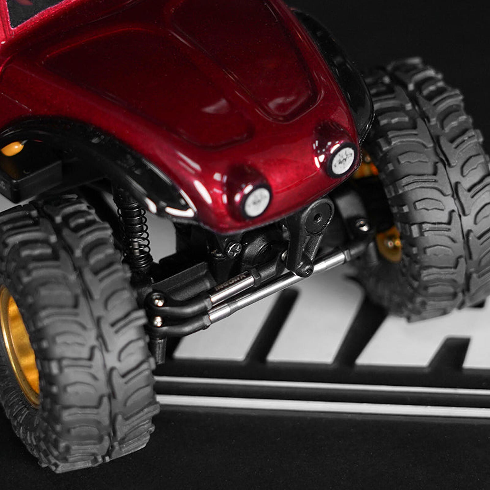 Injora Stainless Steel Chassis & Steering Link Set, 1:30 Axial SCX30-INJSCX30-28-29