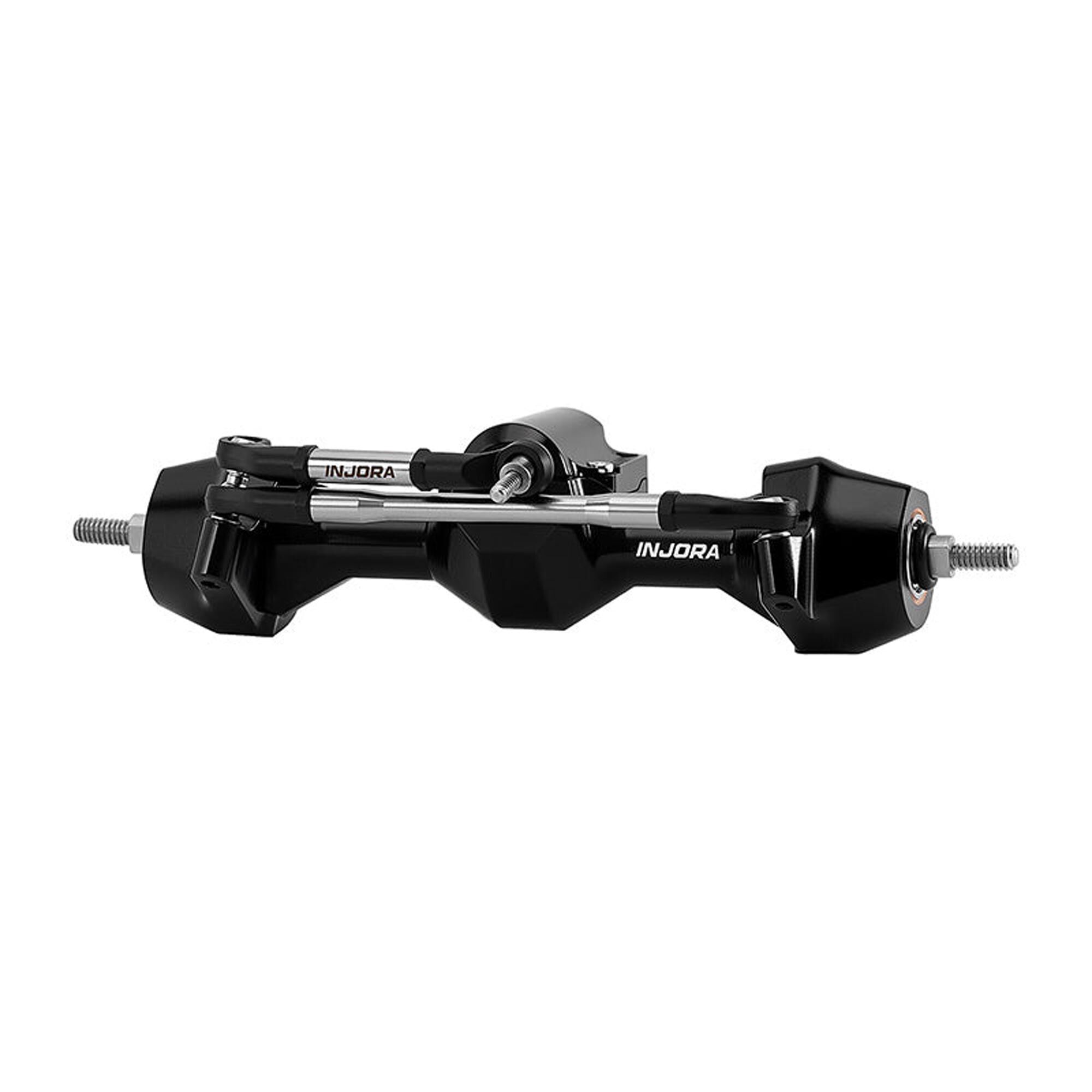 Injora Aluminum Front & Rear Axle Set (Stock Width), 1:30 Axial SCX30
