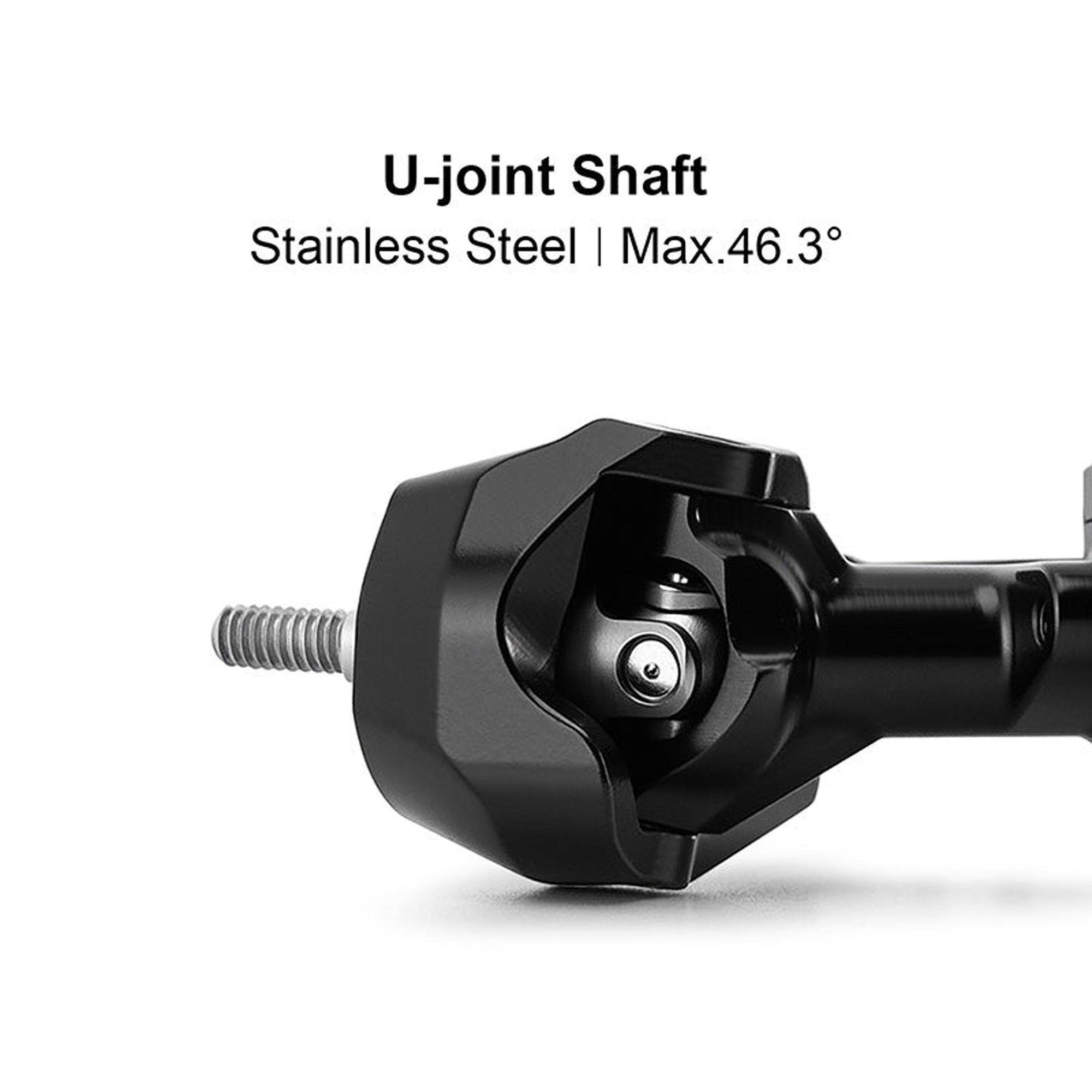 Injora Aluminum Front & Rear Axle Set (Stock Width), 1:30 Axial SCX30