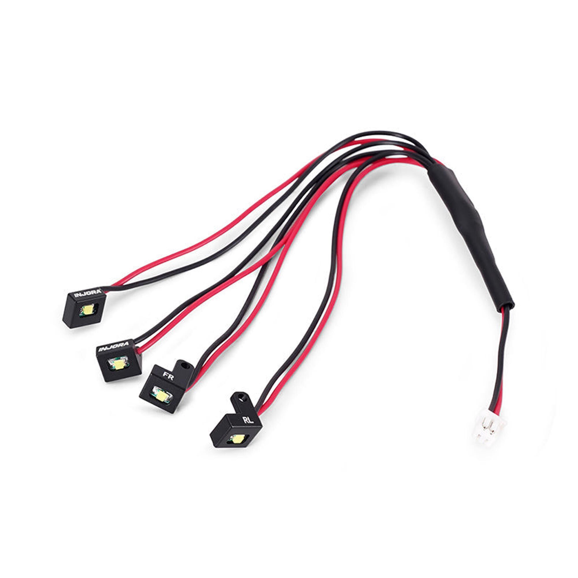 Injora Rock Light LED Kit, White, 1:30 Axial SCX30-INJSCX30-33