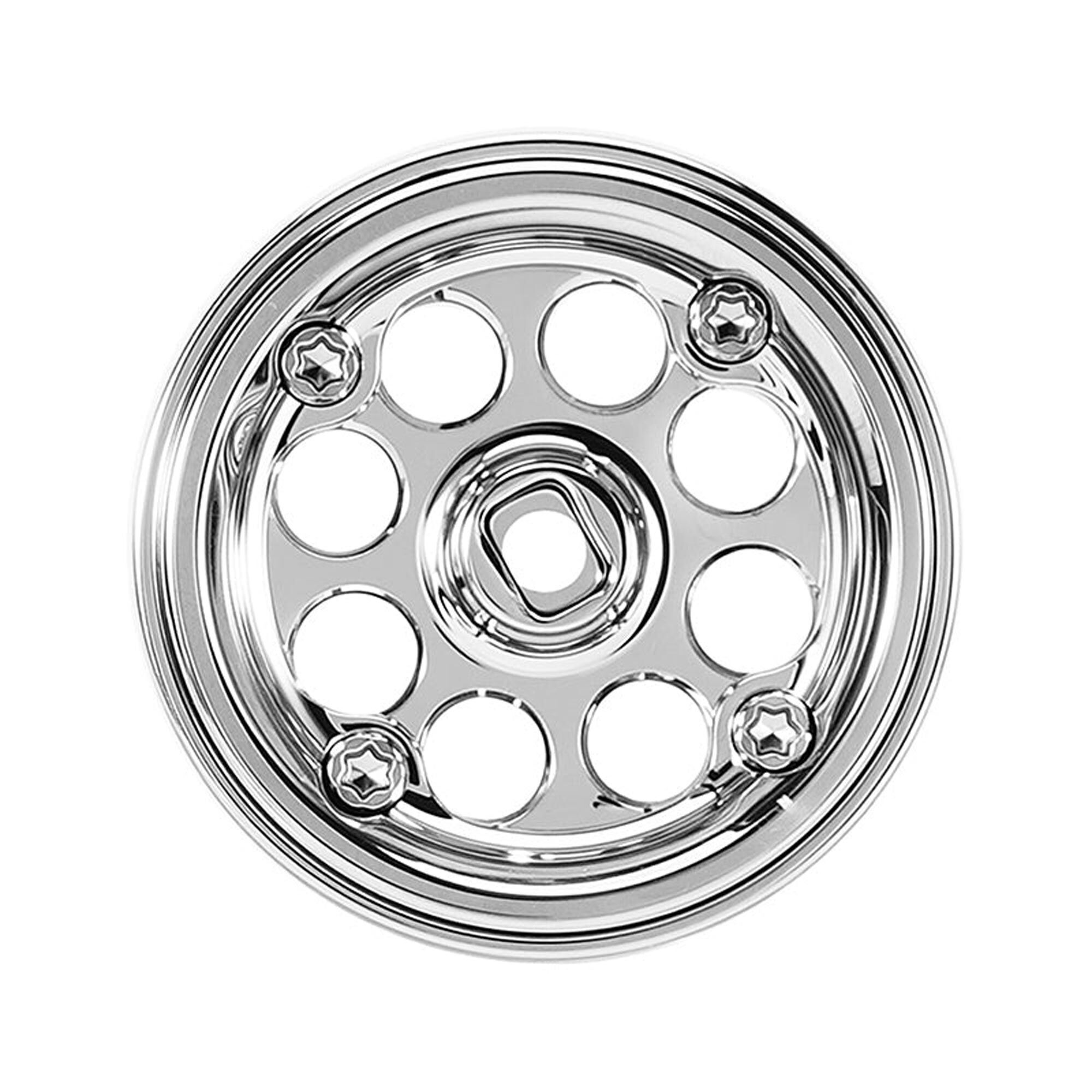 Injora 1:30 Aluminum 0.7" D19 Front/Rear Rock Crawler Wheels, 1/30 Axial SCX30 (4)-INJW7013SR-19
