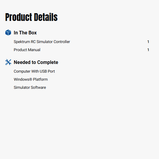 Spektrum InterLink DX Simulator Controller with USB Plug-SPMRFTX1